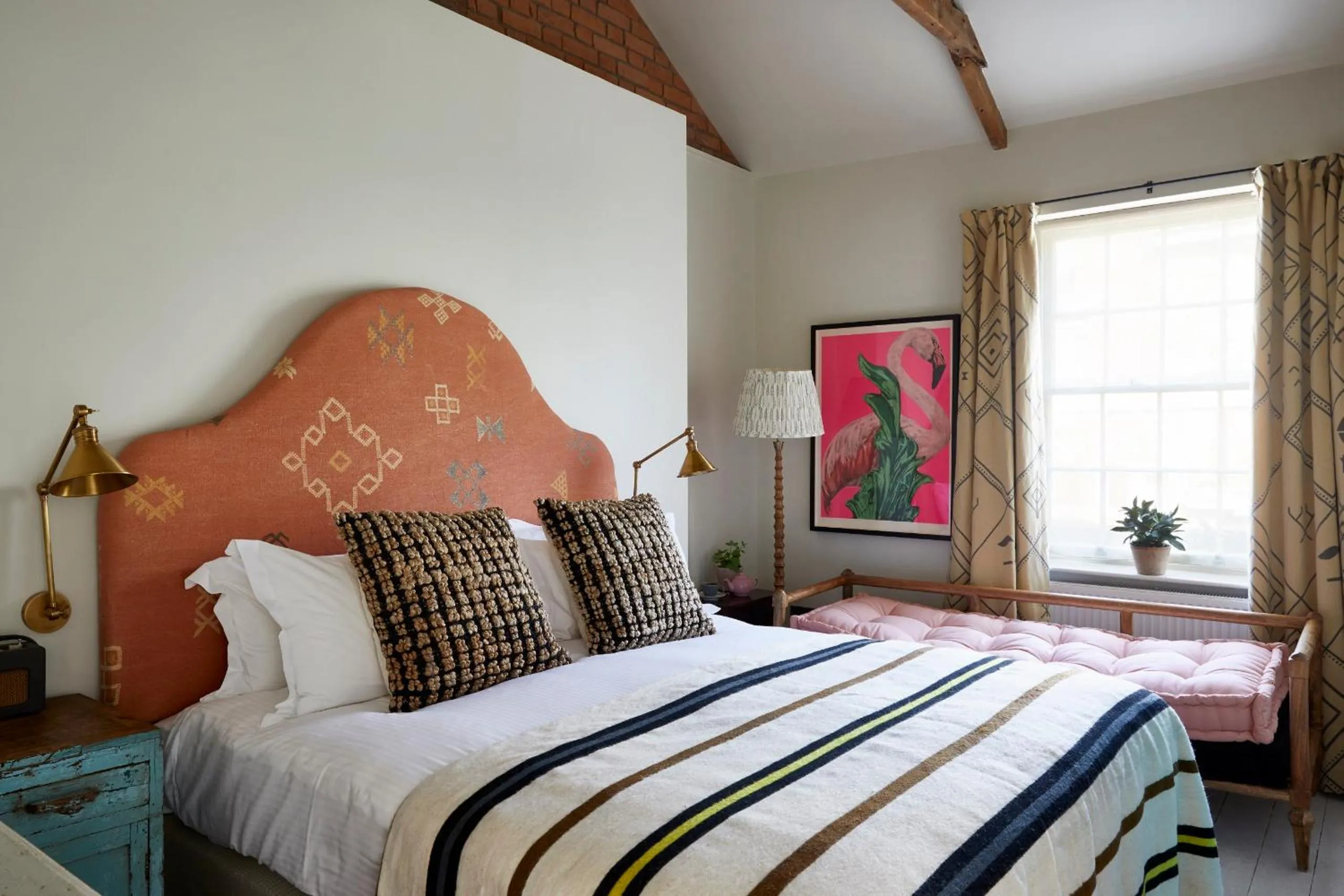 Bed in Artist Residence Cornwall