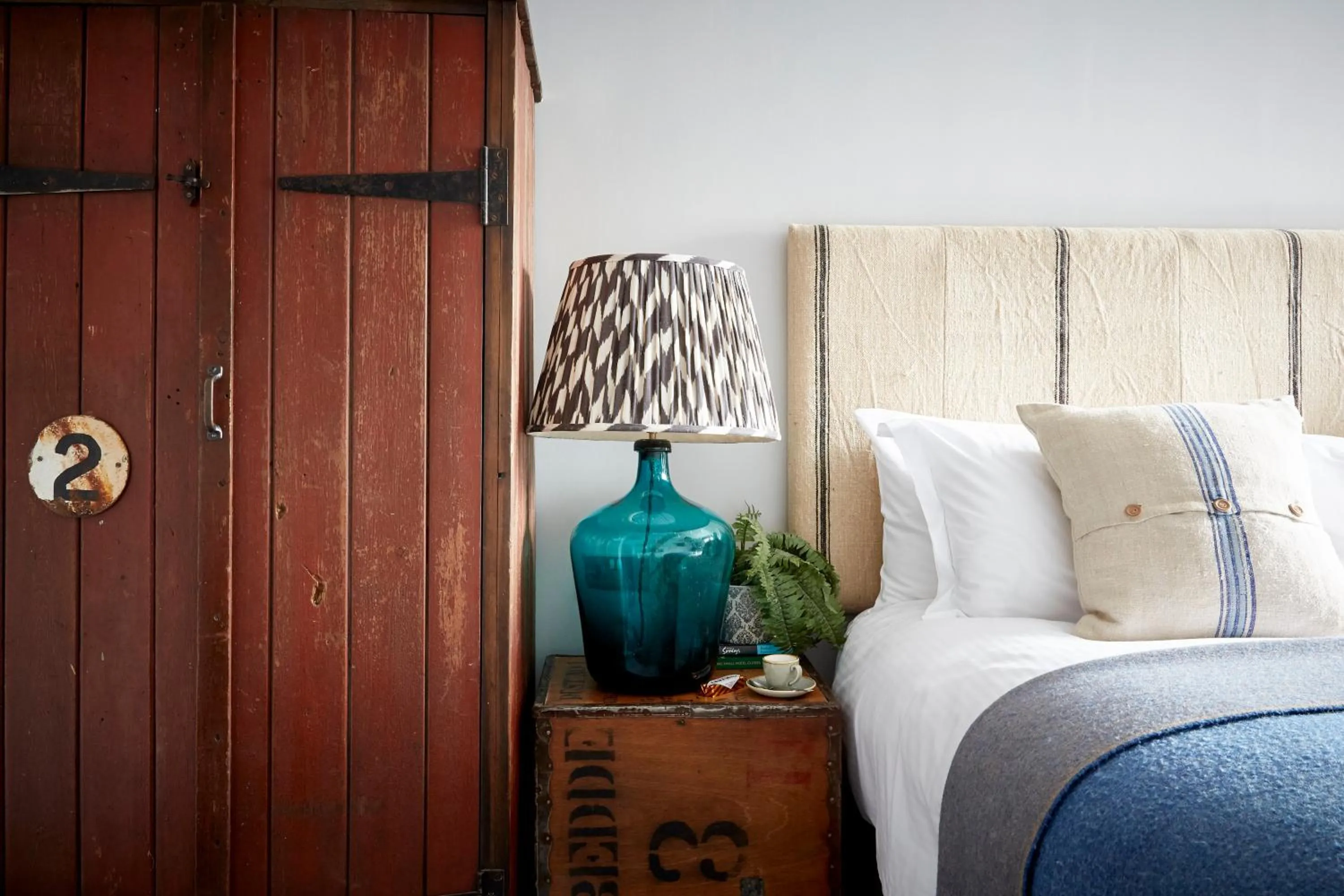 Bed in Artist Residence Cornwall