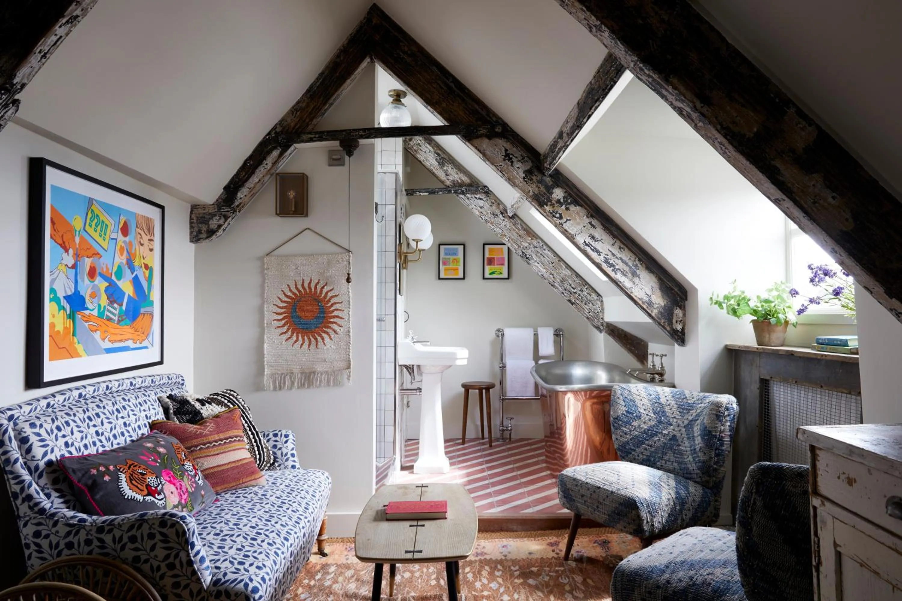 Bathroom in Artist Residence Cornwall