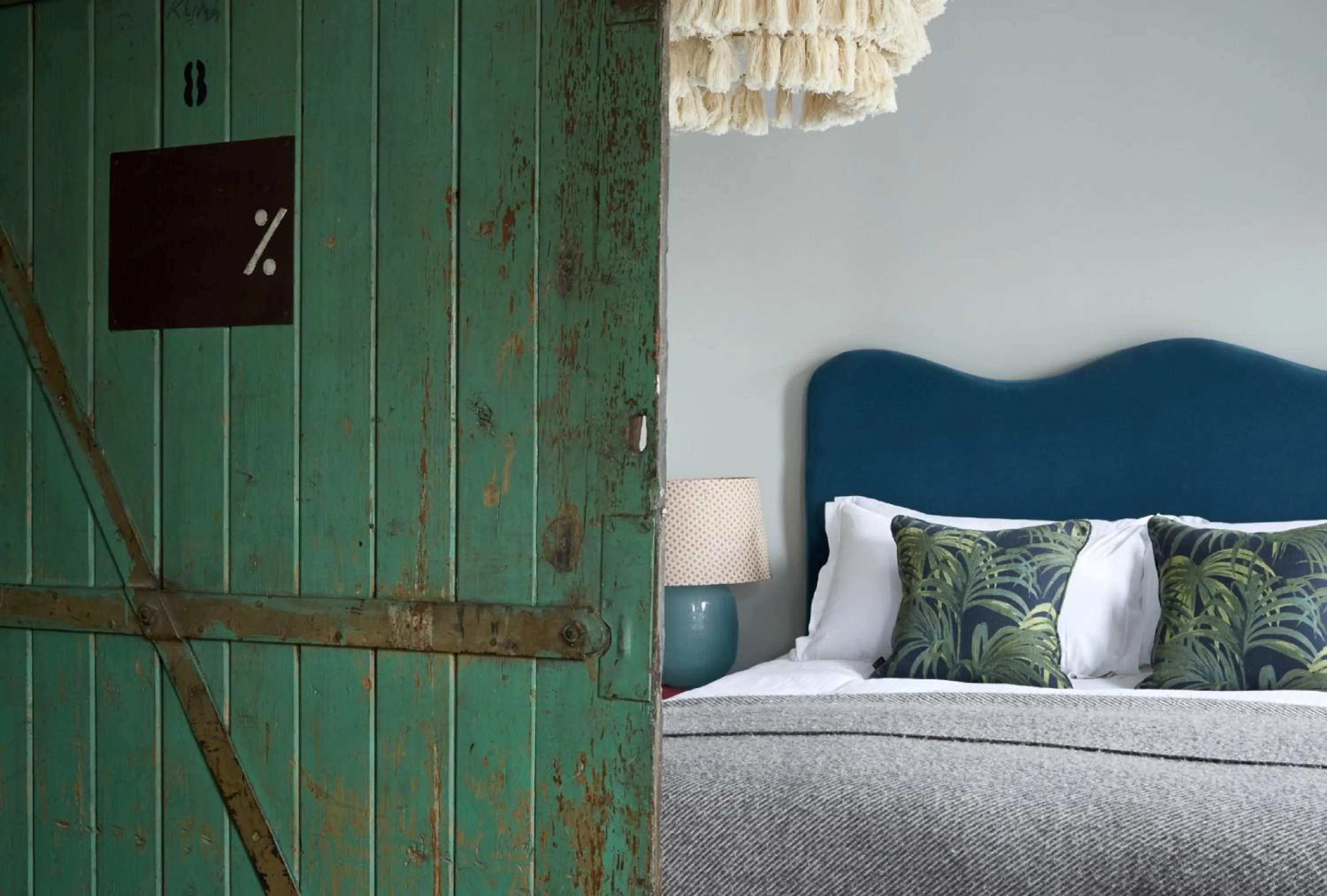 Bed in Artist Residence Cornwall