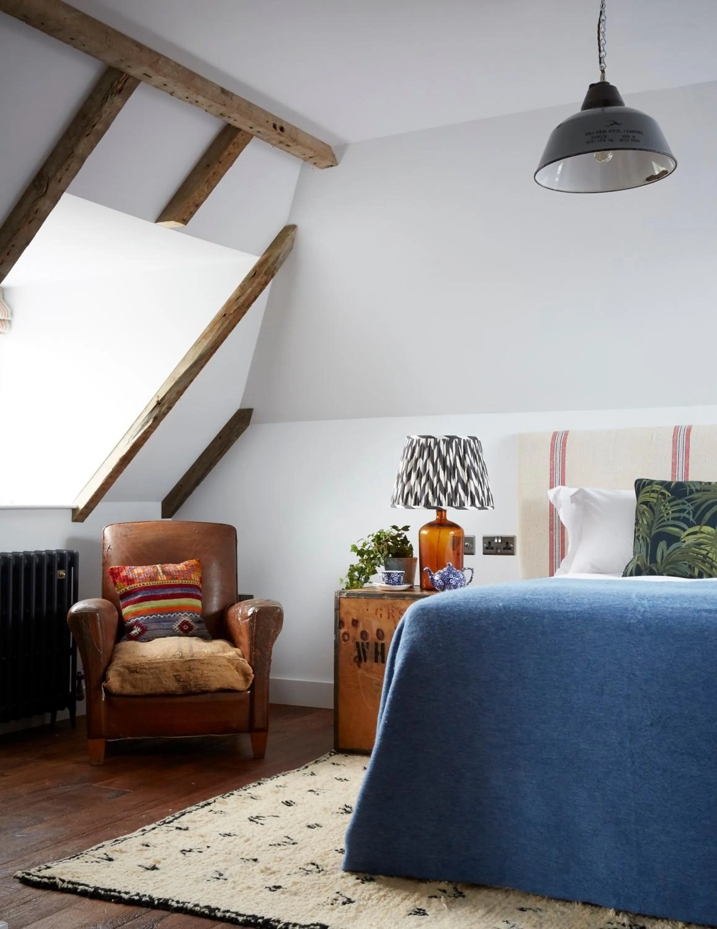 Bed in Artist Residence Cornwall