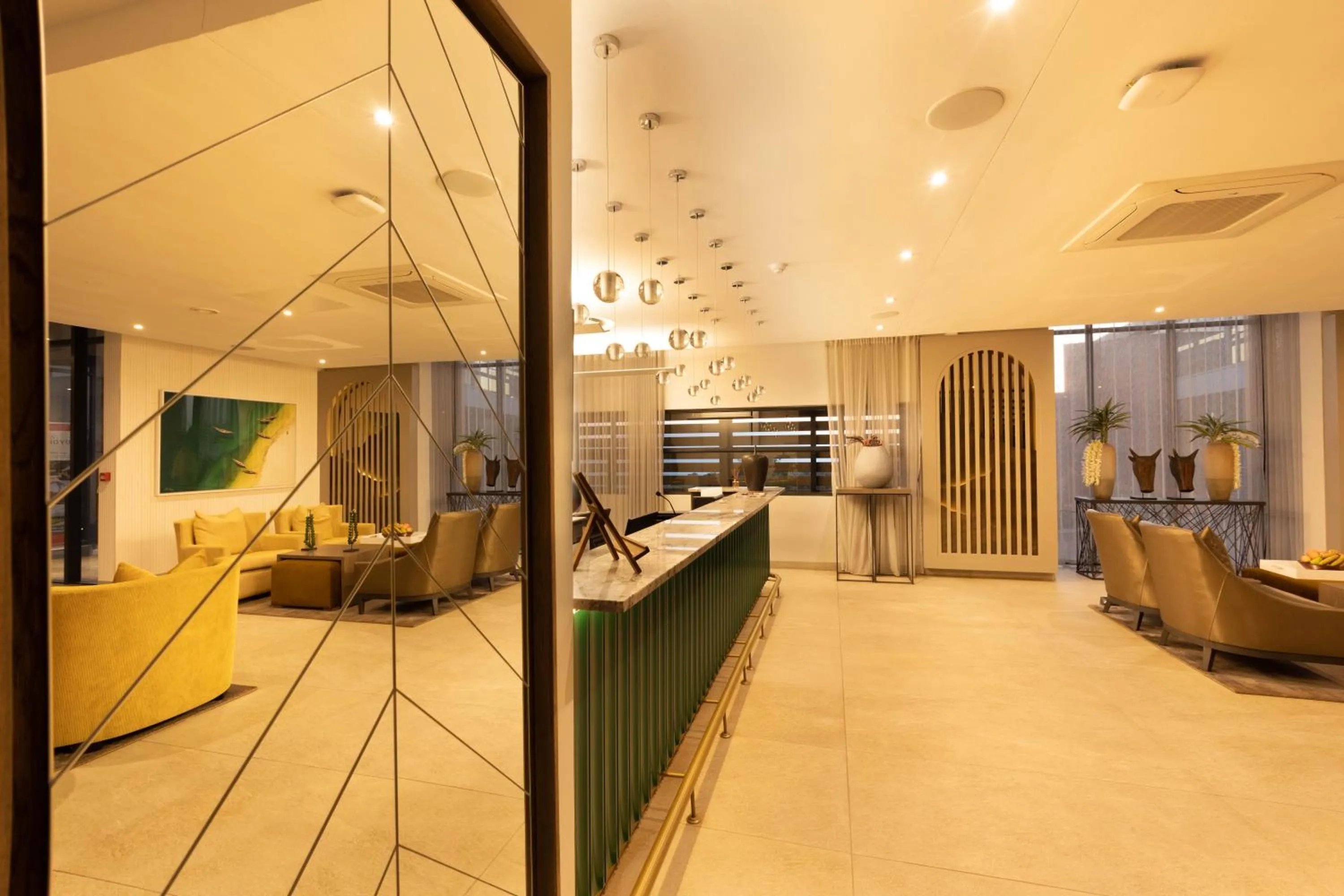 Seating area in Angels View Hotel