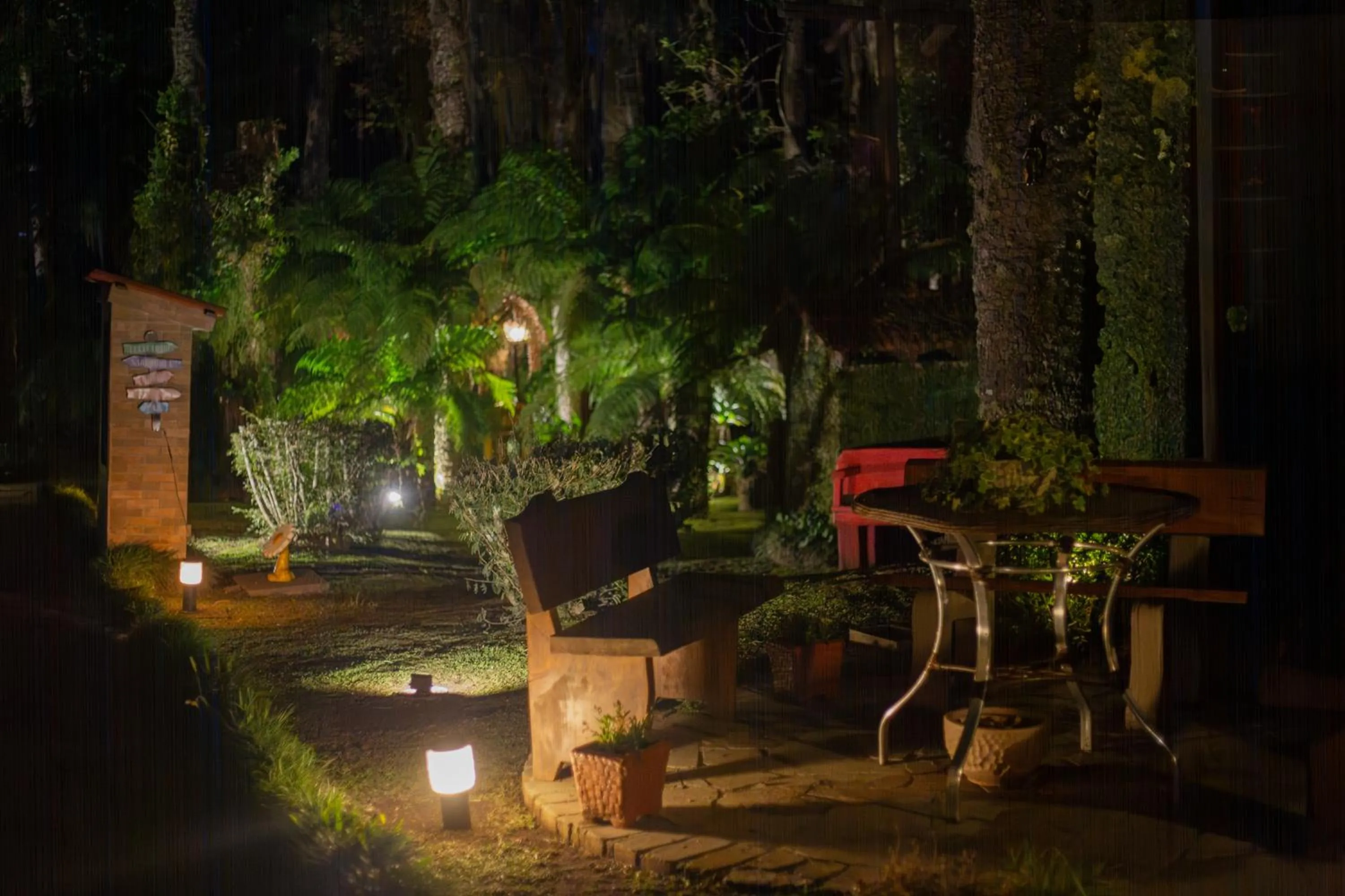 Garden in Pousada Caliandra Da Serra