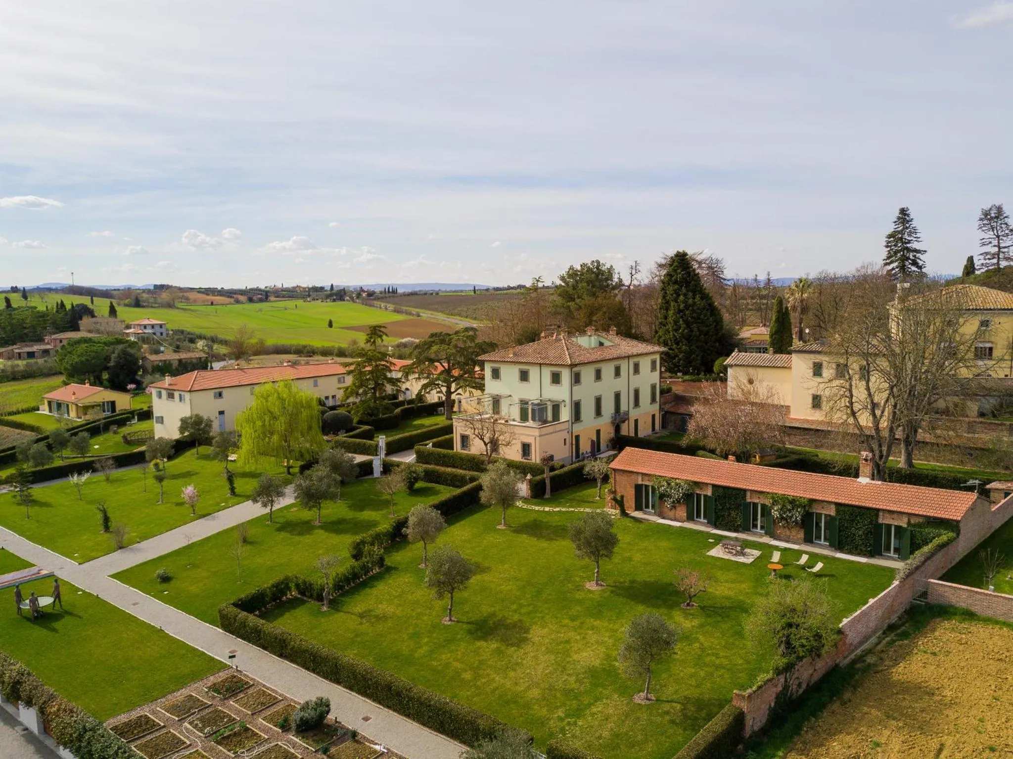 Bird's eye view in Resort Borgo Syrah