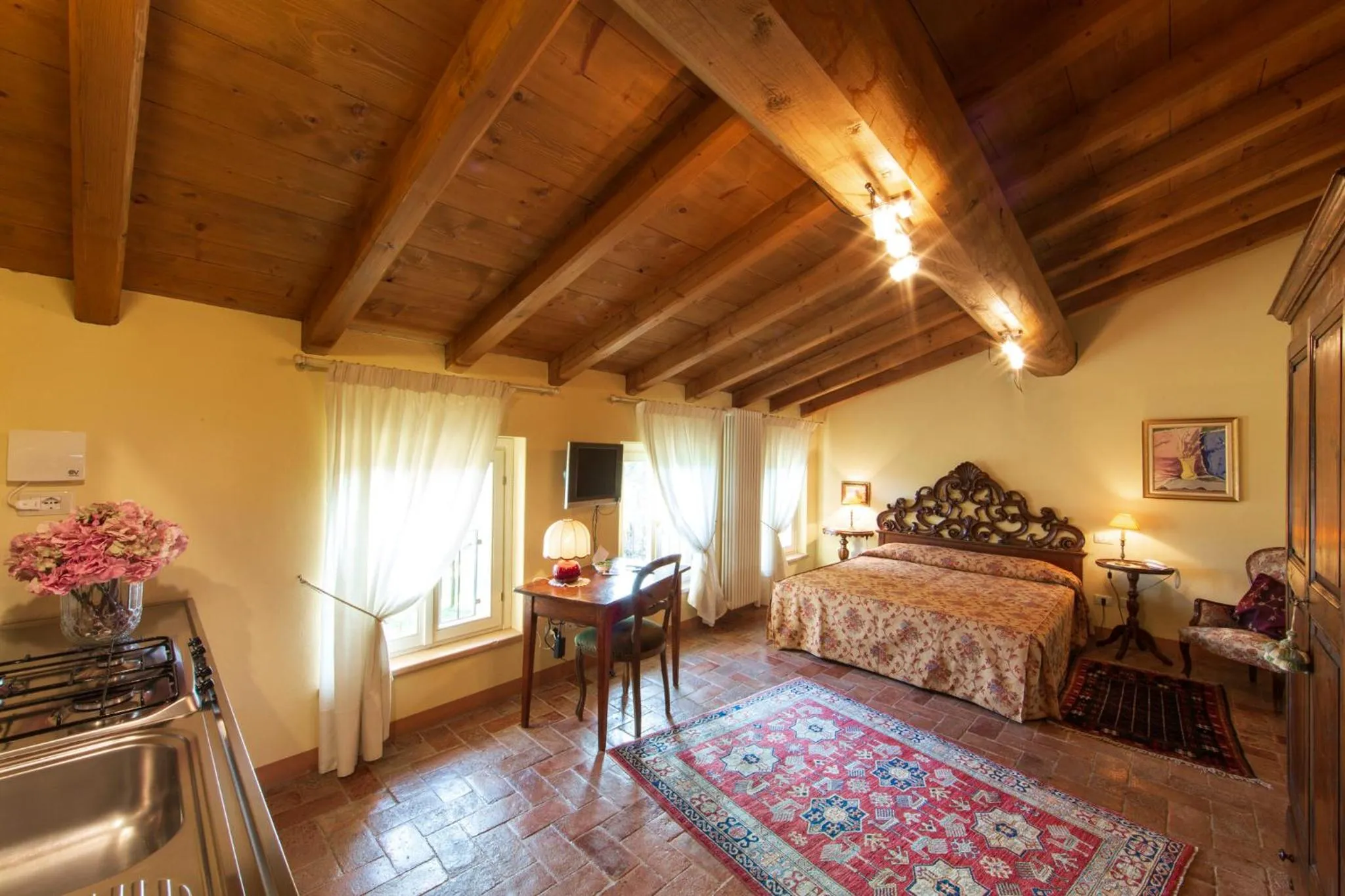 Bed in Agriturismo Delo