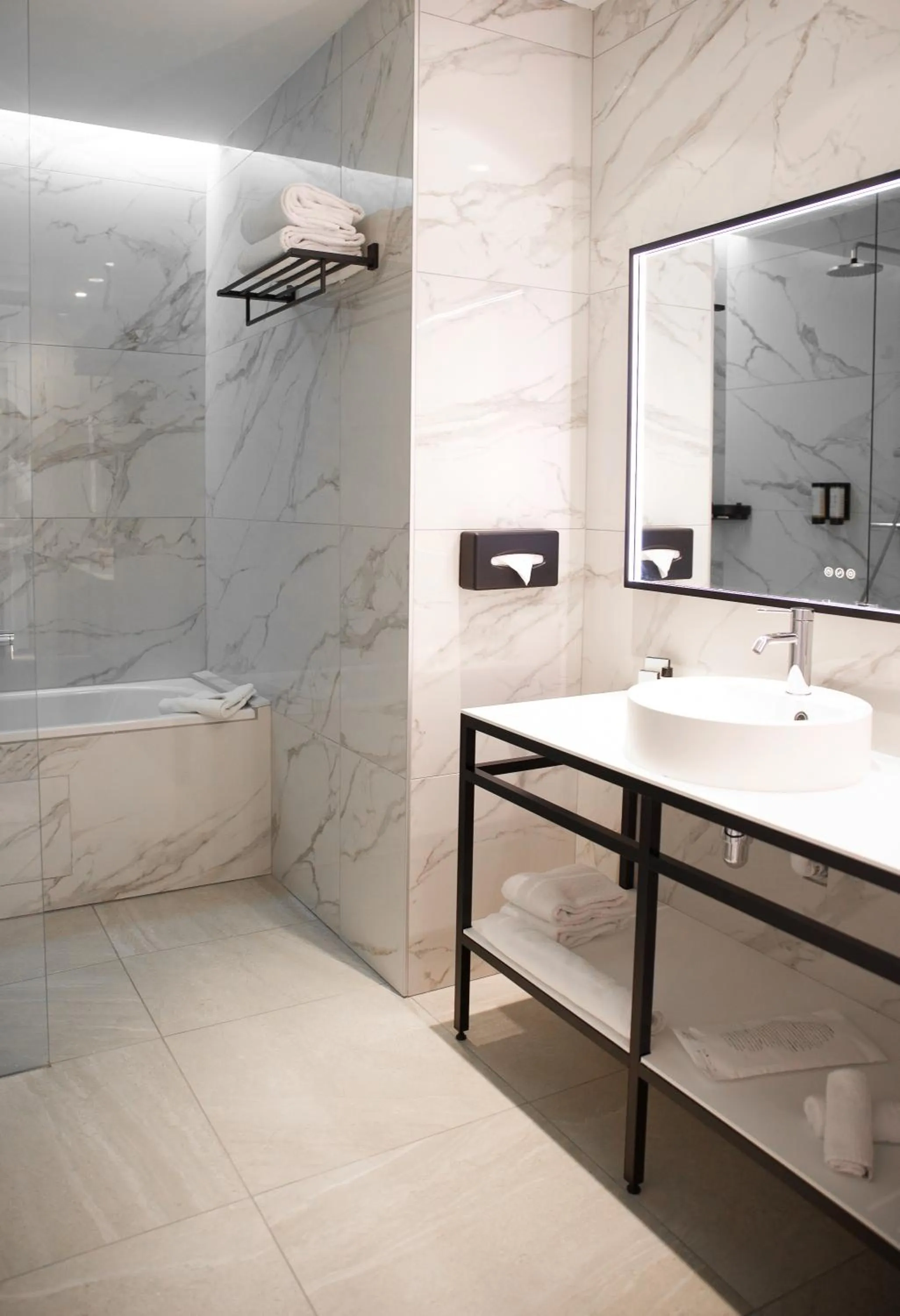 Shower in Le Grand Hôtel Grenoble, BW Premier Collection by Best Western
