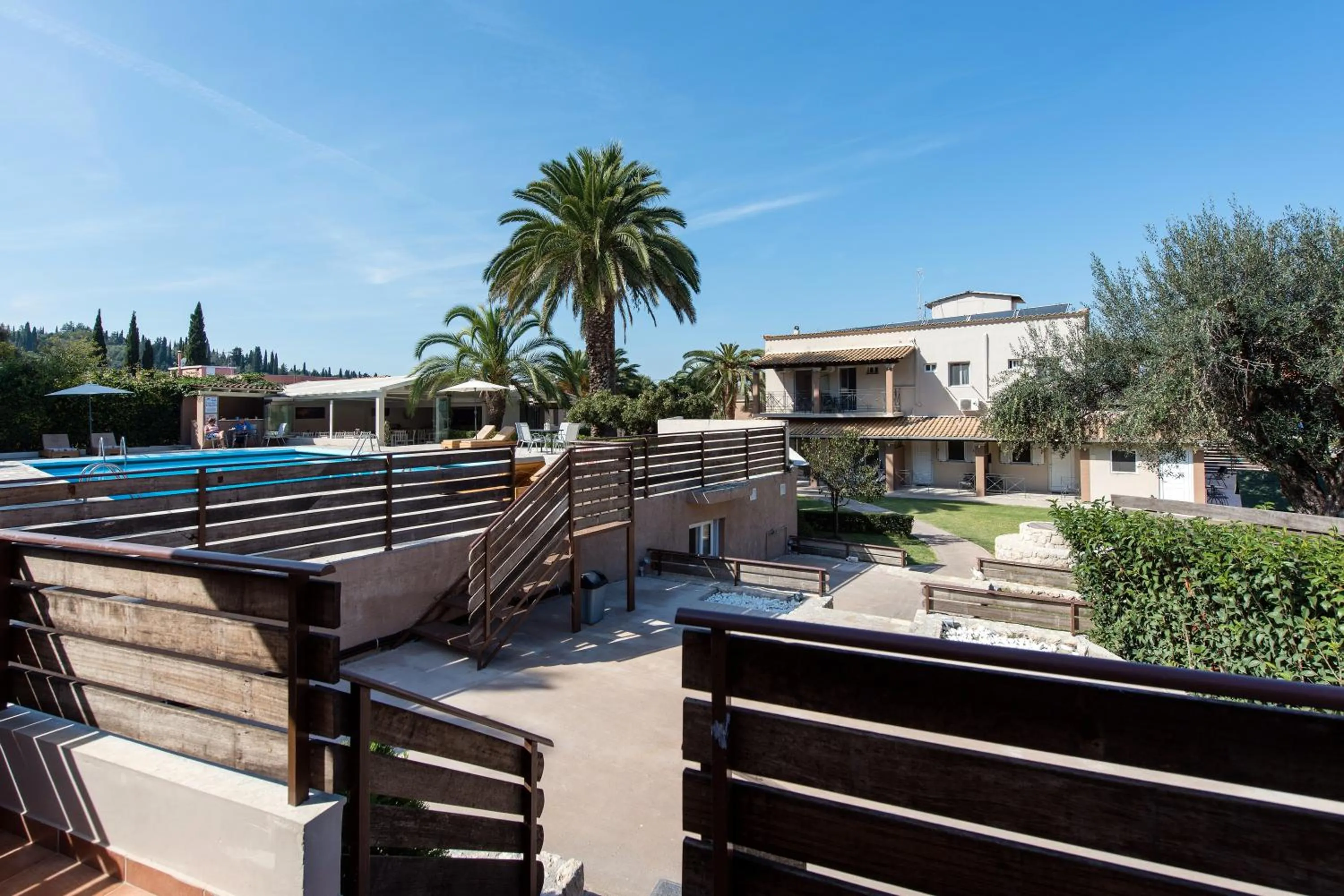 Inner courtyard view in Anita