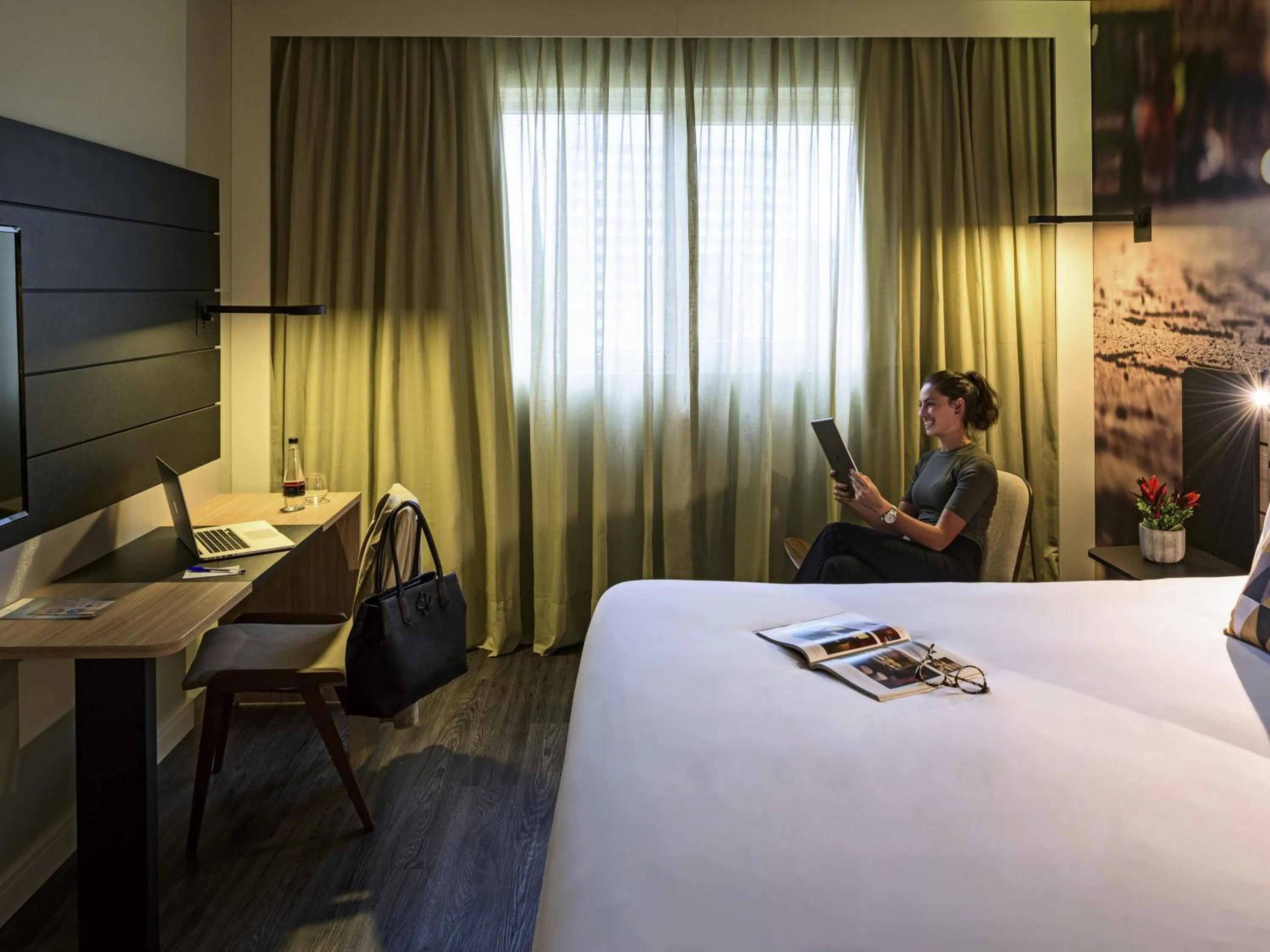 Bedroom, Bed in Novotel Curitiba Batel