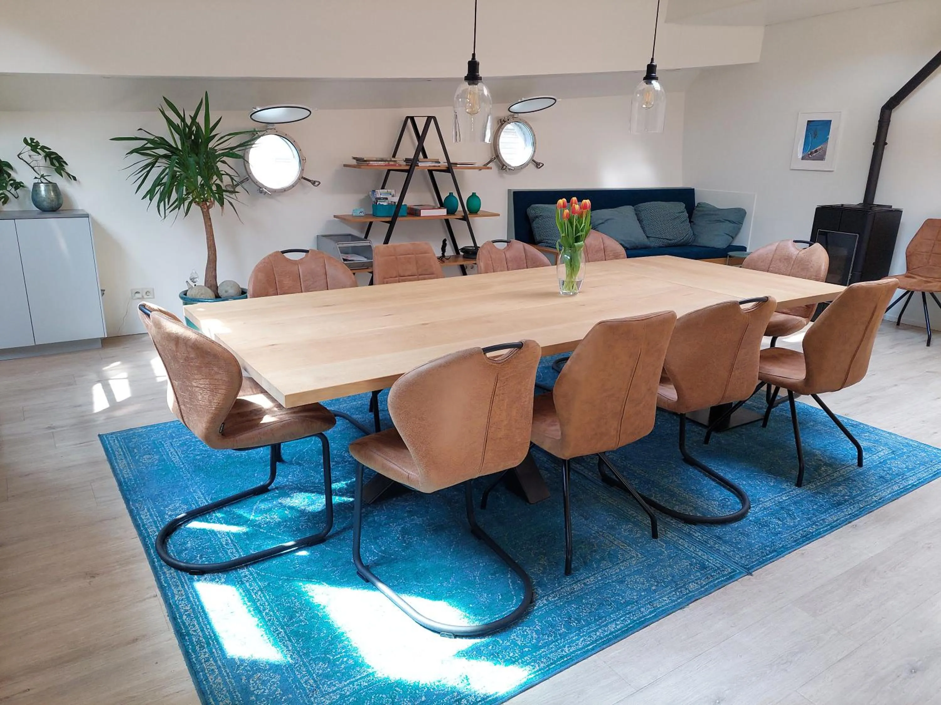 Living room in Boat Rooms on Water b&b