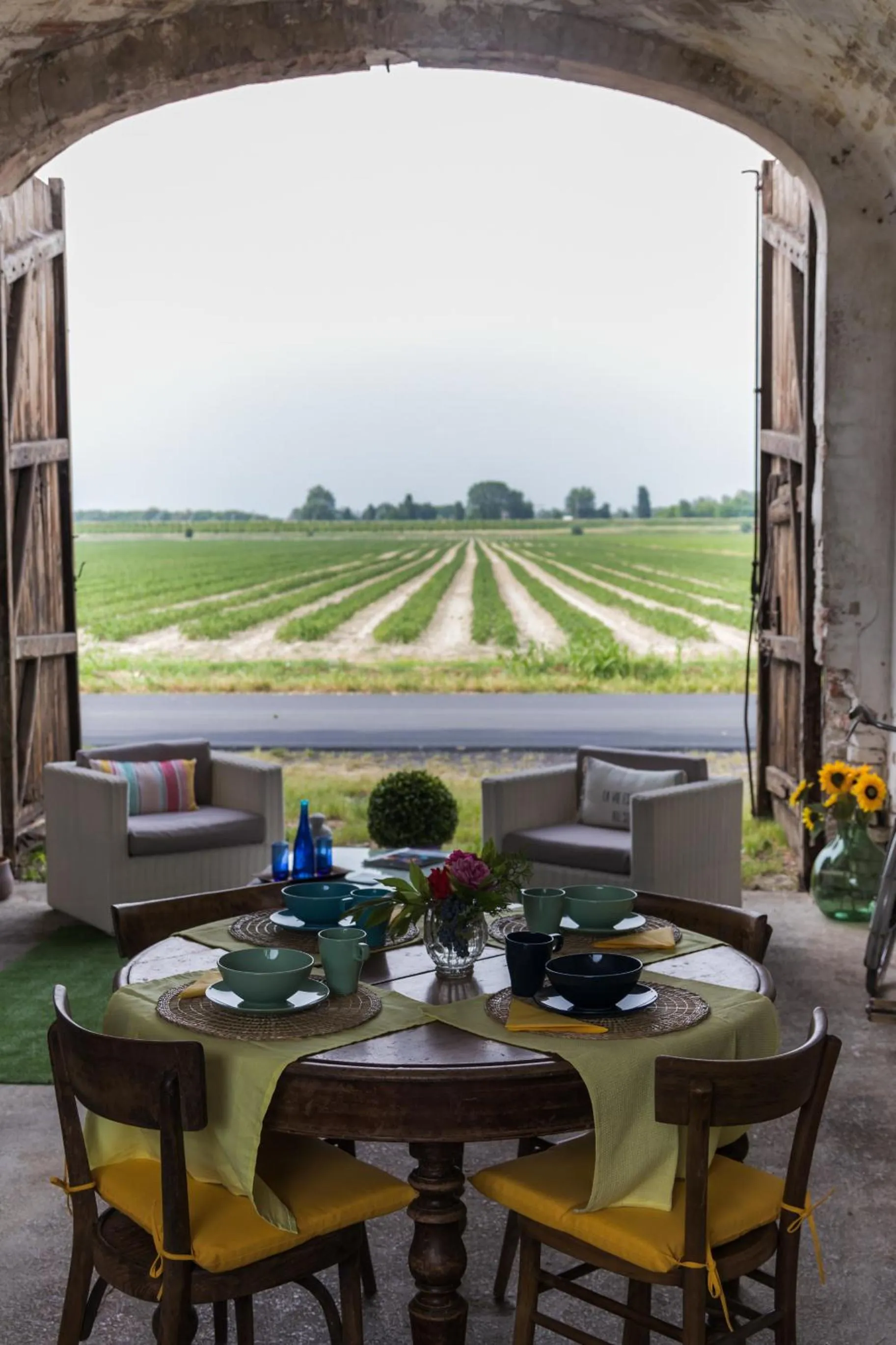 Dining area in B&B Antica cascina