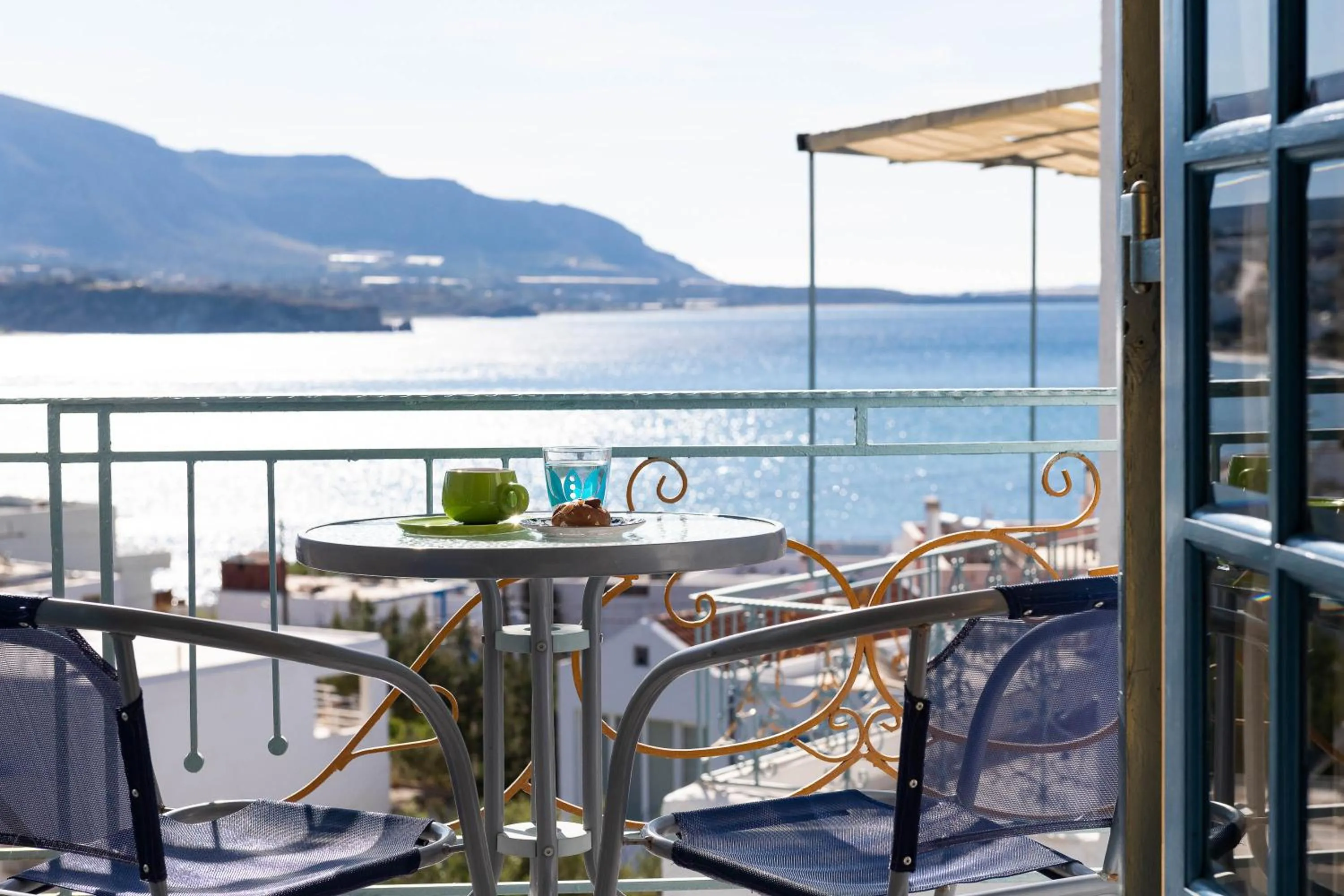Patio in Afroditi Apartments