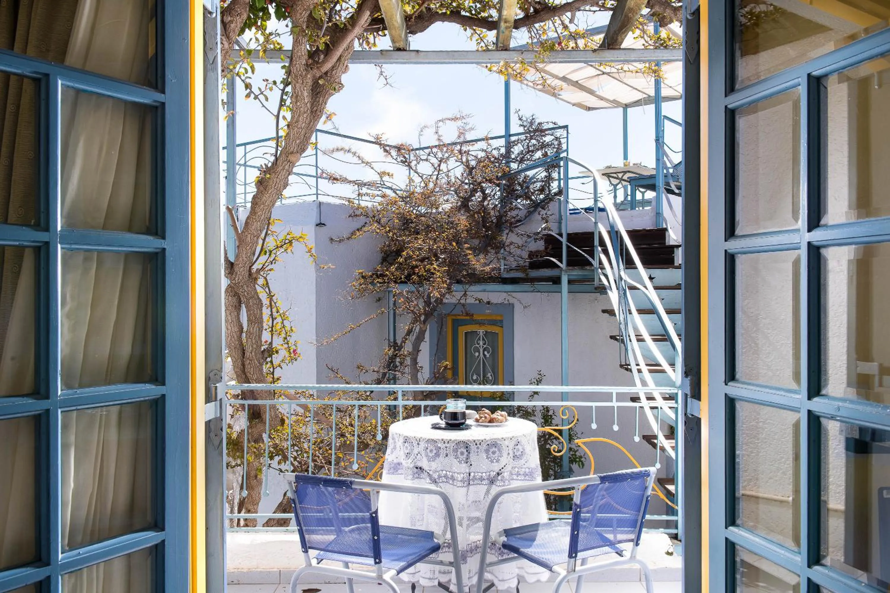 Patio in Afroditi Apartments