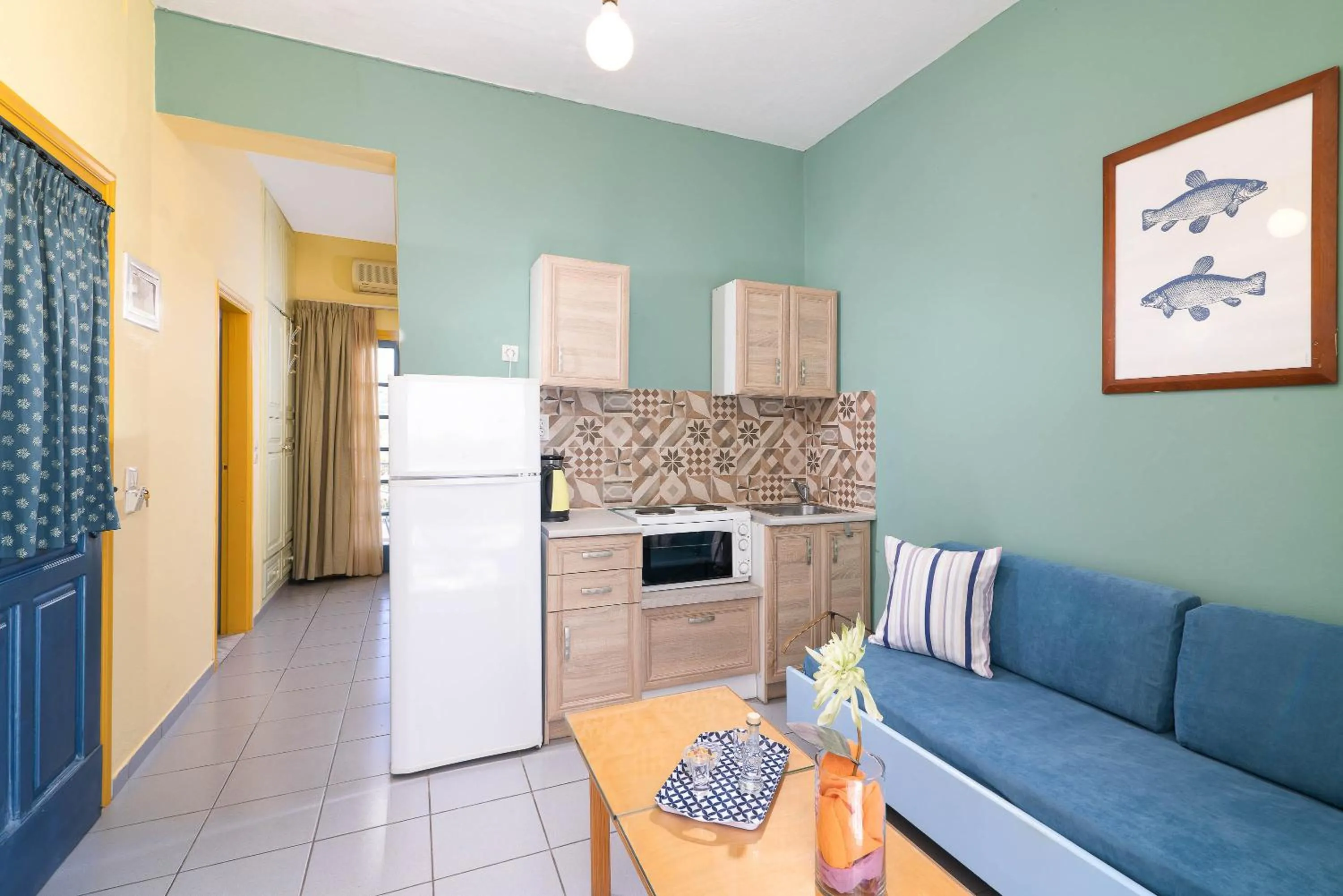 Kitchen or kitchenette in Afroditi Apartments