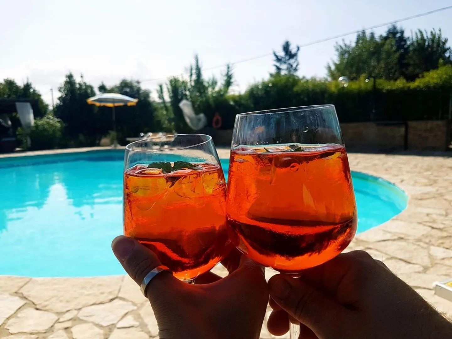 Swimming pool in Casa Di Campagna In Toscana