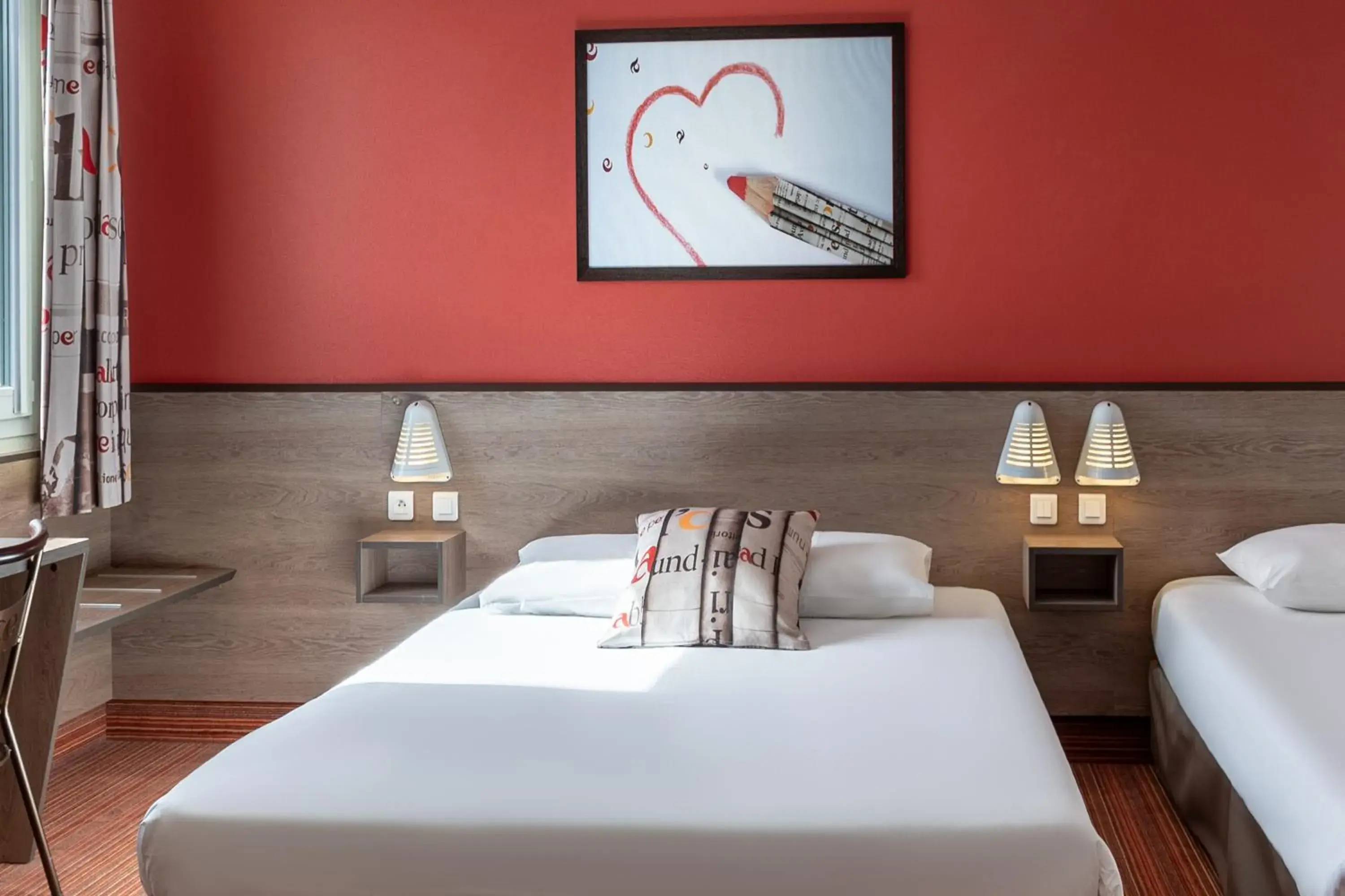 Twin Room in Ace Hotel Annemasse Genève Twin Room in Ace Hotel Annemasse Genève