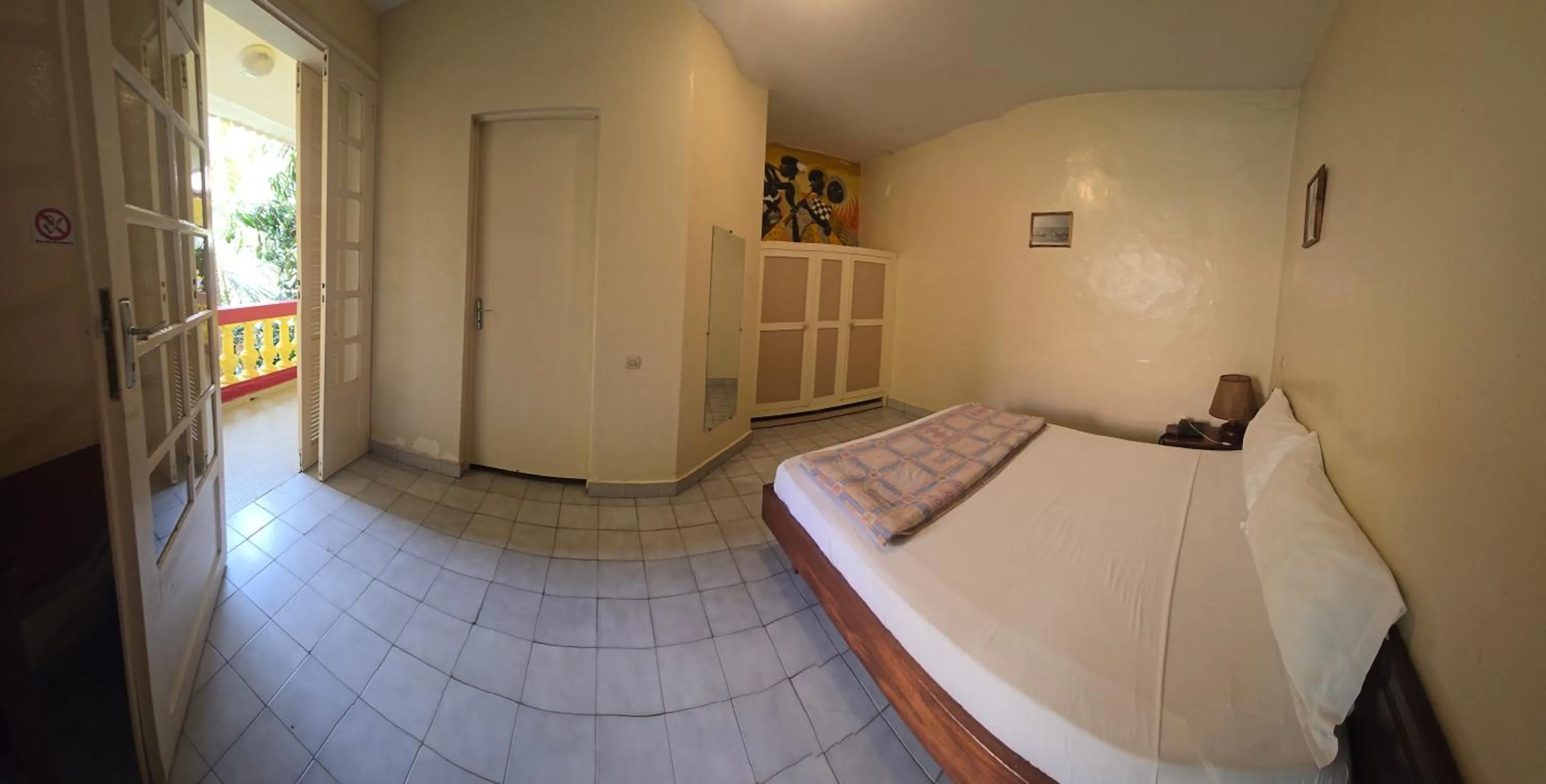 Bed in Hôtel Saint-Louis Sun Dakar