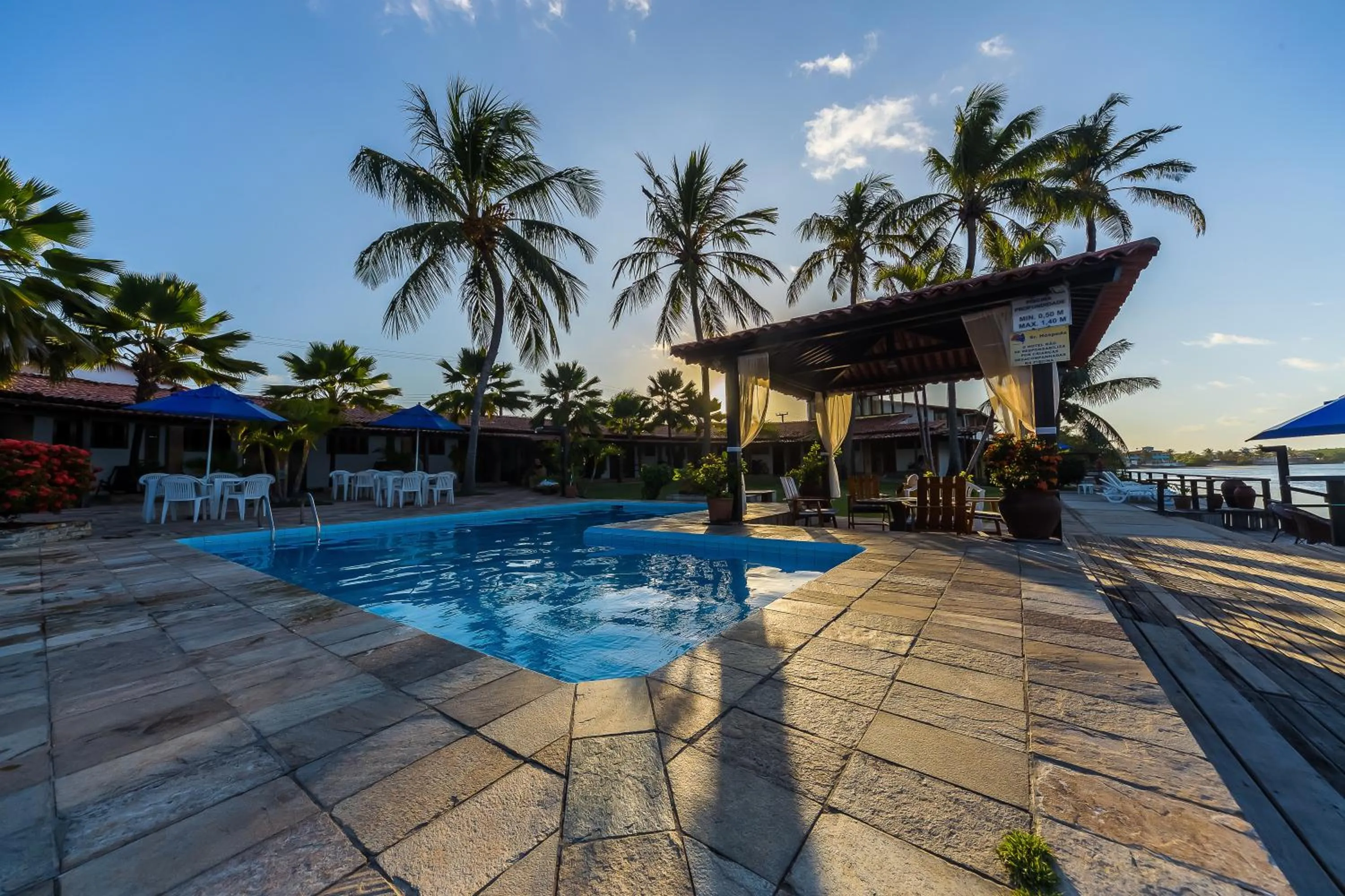 Swimming pool in Pousada Villa do Sol