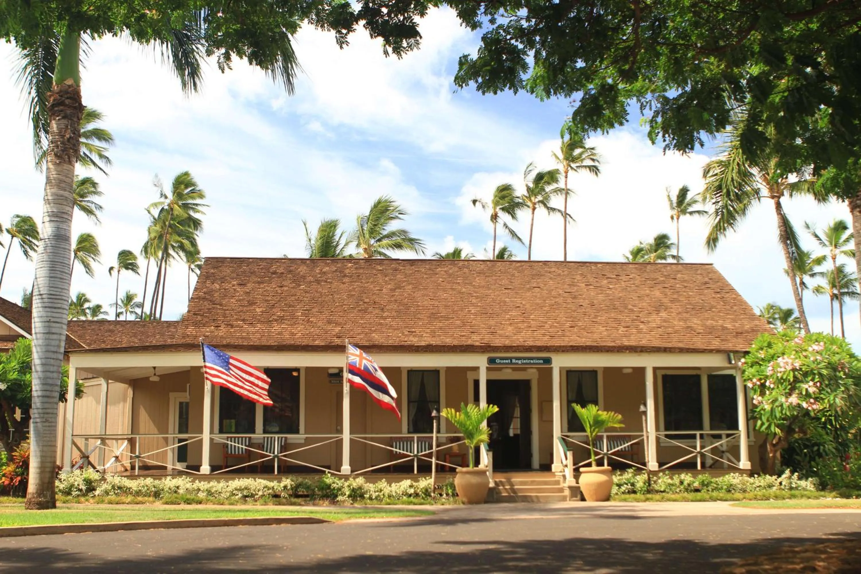 Lobby or reception in Waimea Plantation Cottages, a Coast Resort