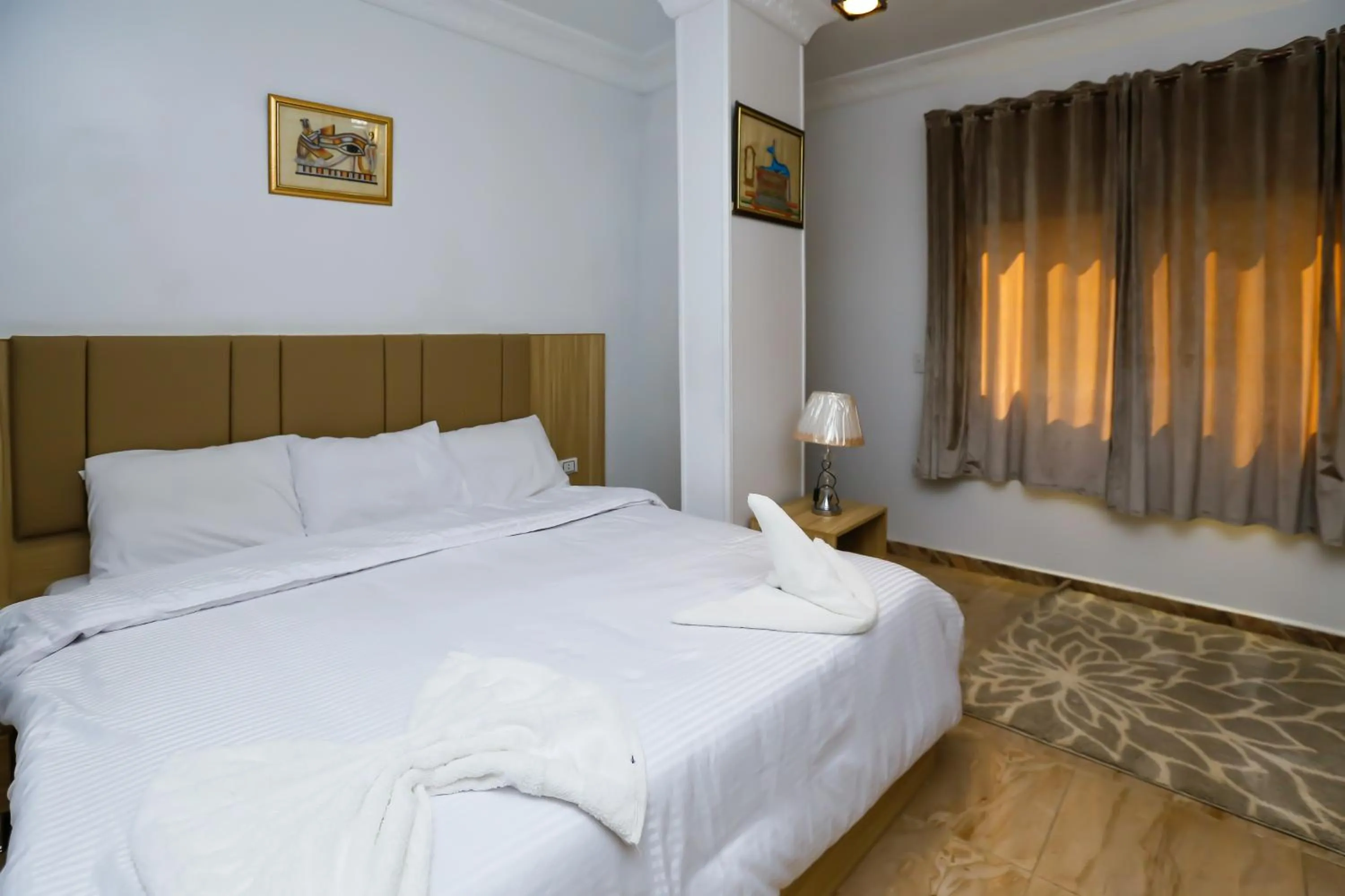 Bed in Makadi Pyramids View