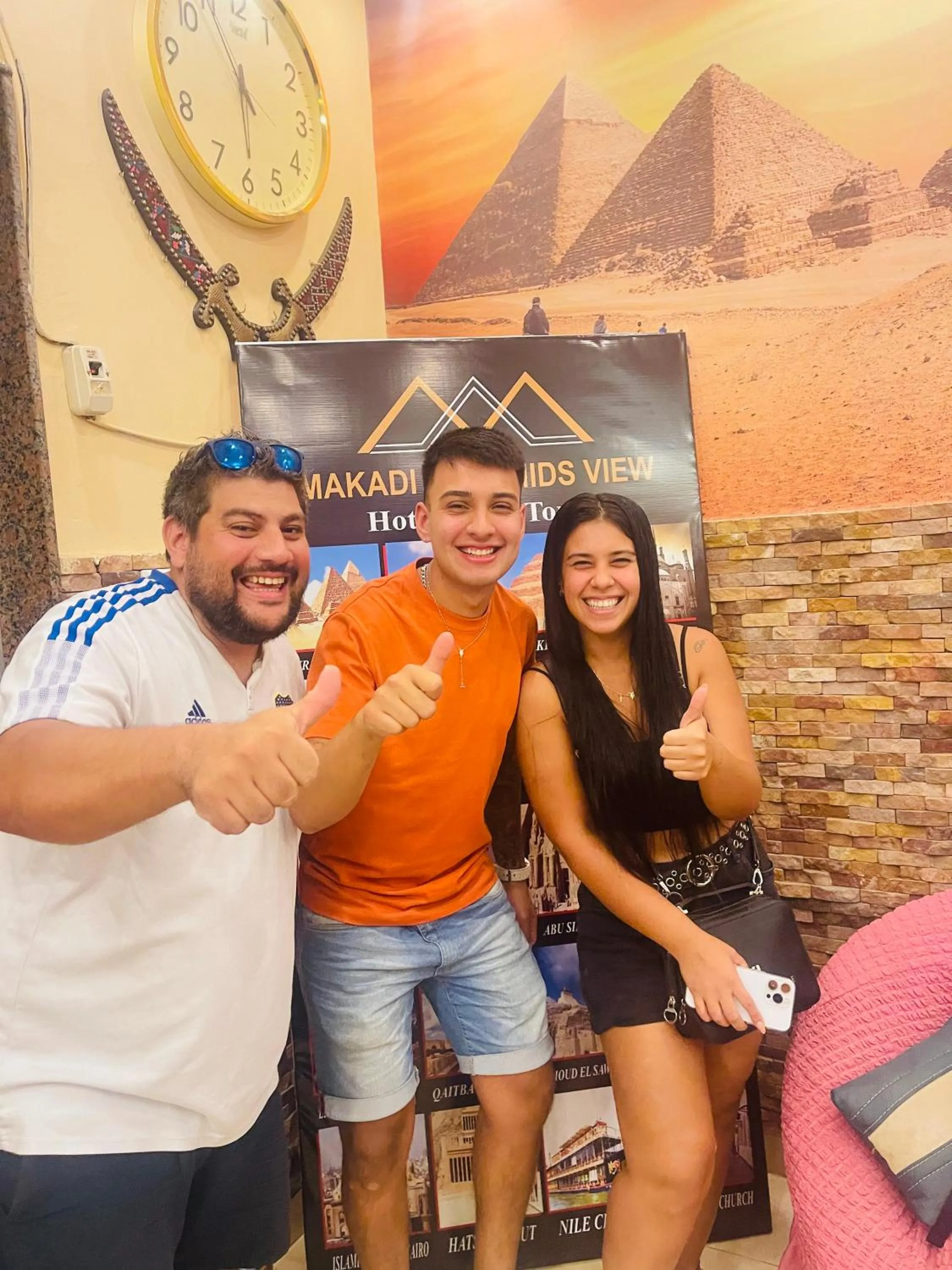 People in Makadi Pyramids View