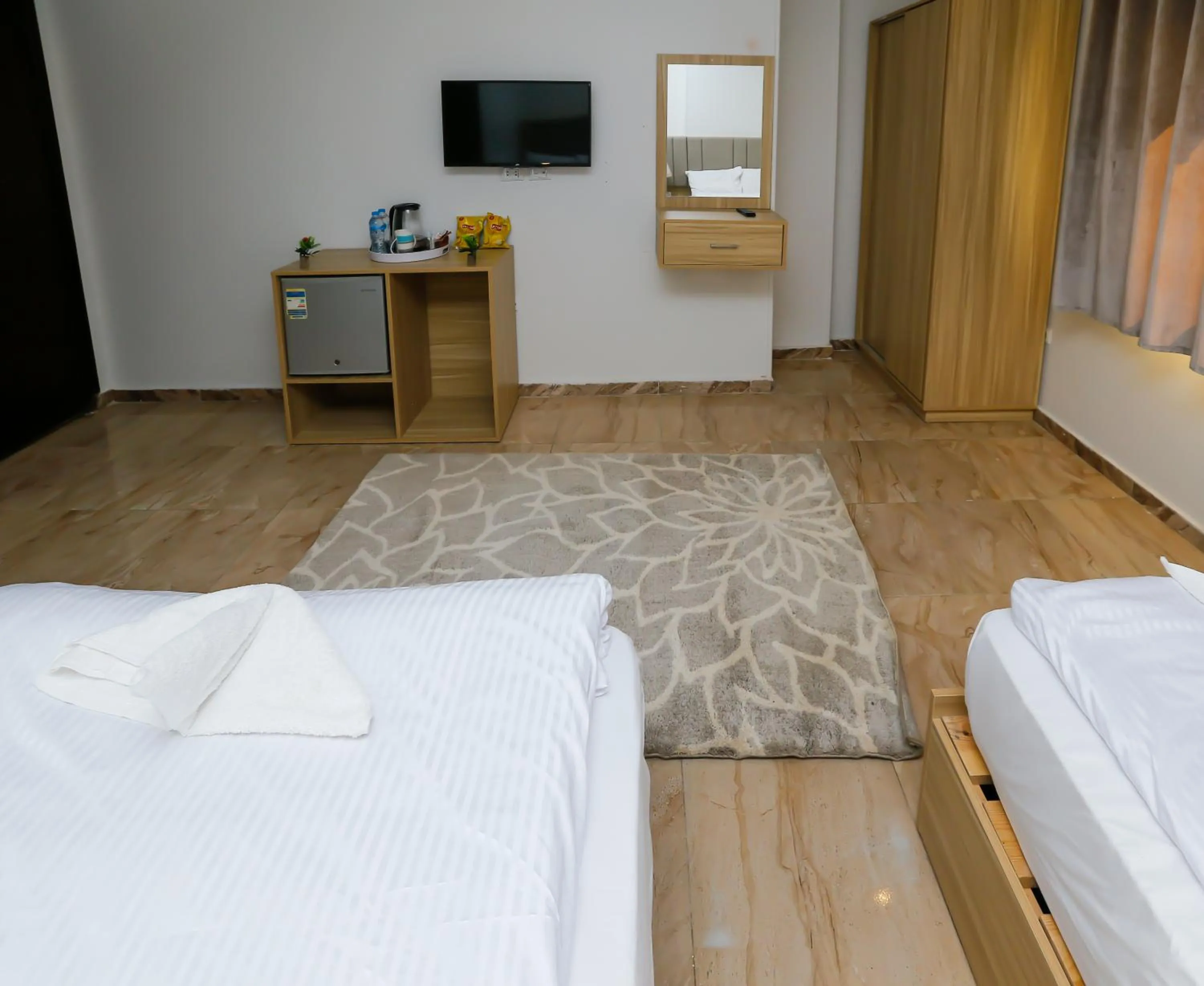 Bed in Makadi Pyramids View