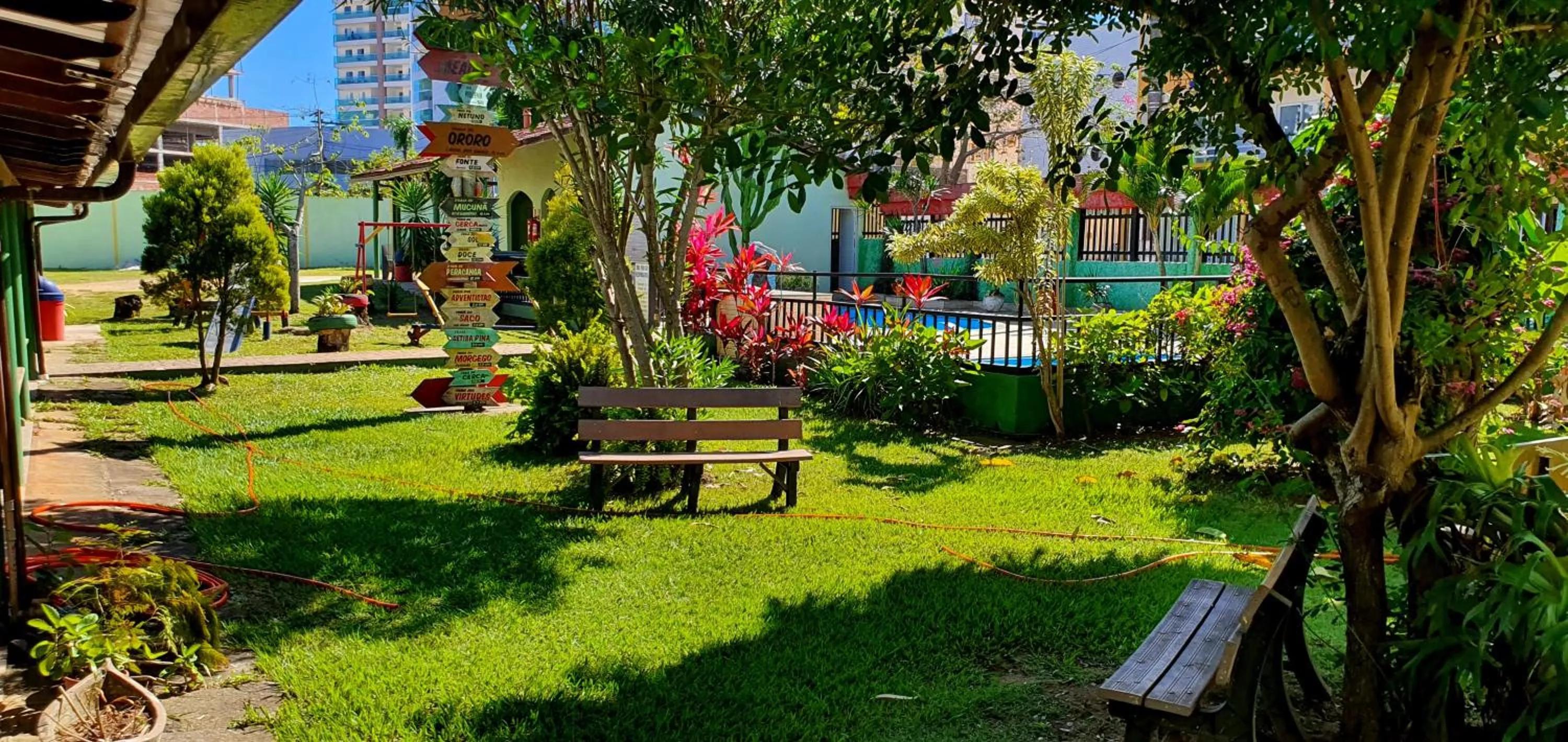 Garden in Duas Praias Hotel Pousada