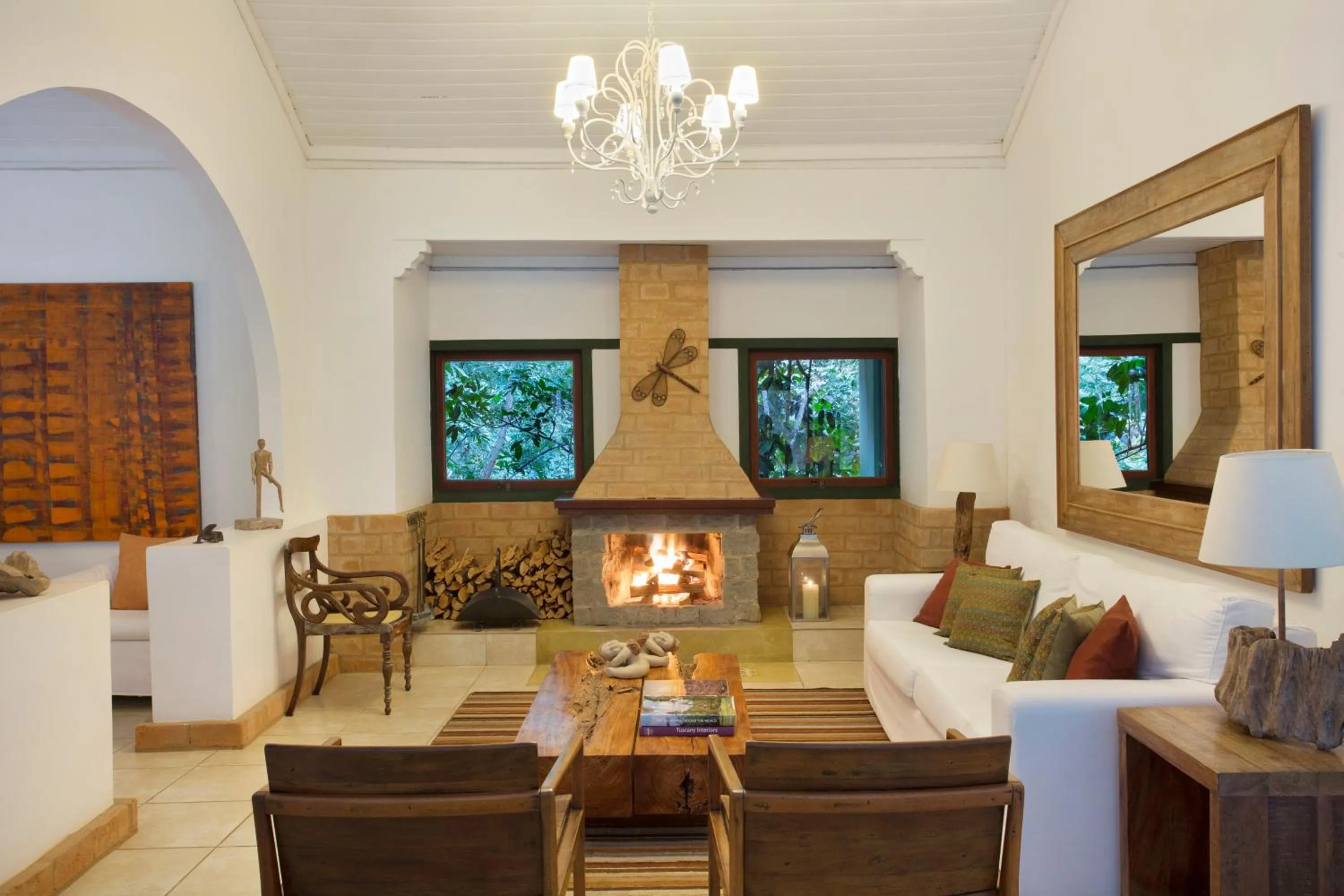 Seating area in Eco Resort Hotel Villa São Romão