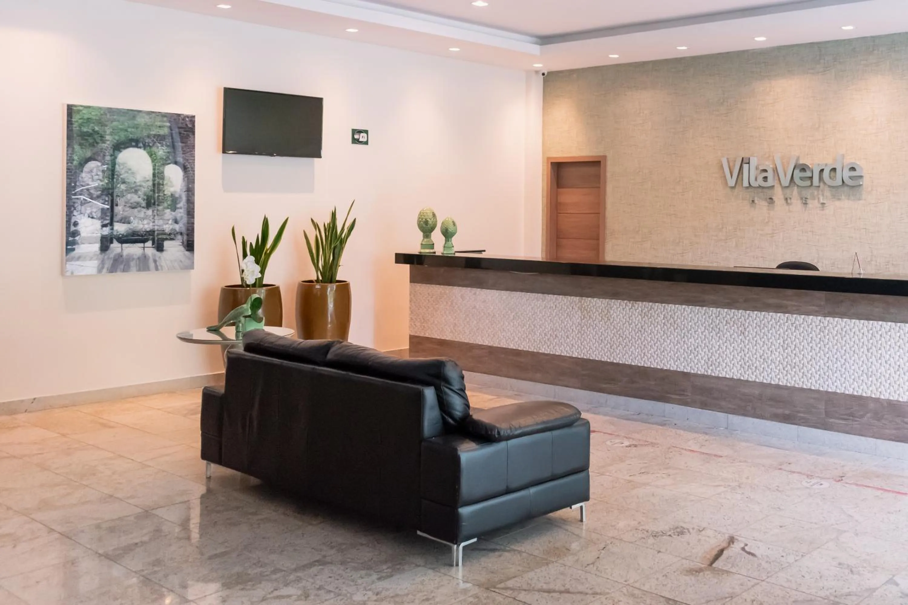 Lobby or reception in Hotel Vila Verde