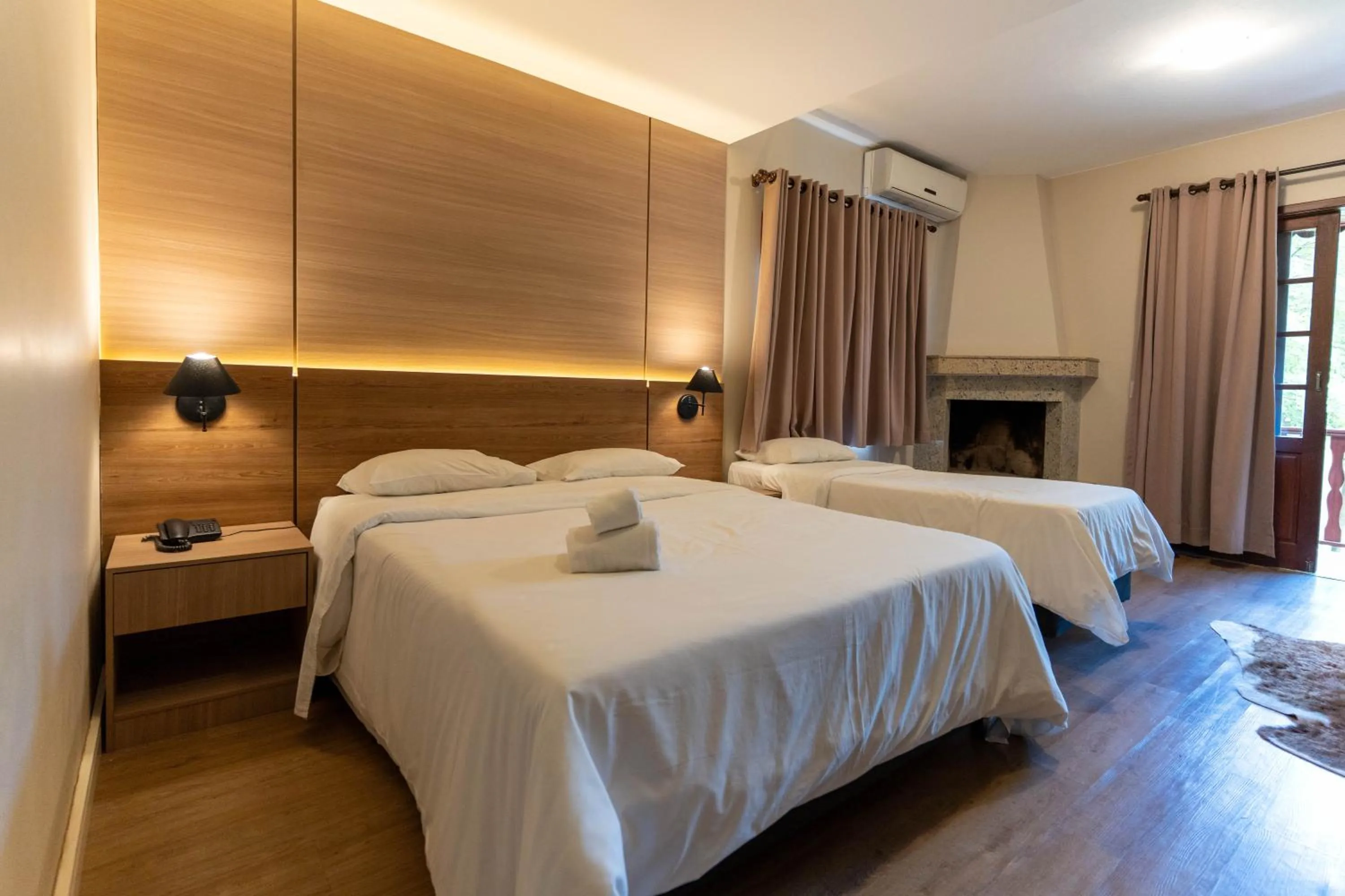 Bed in Hotel Vila Verde