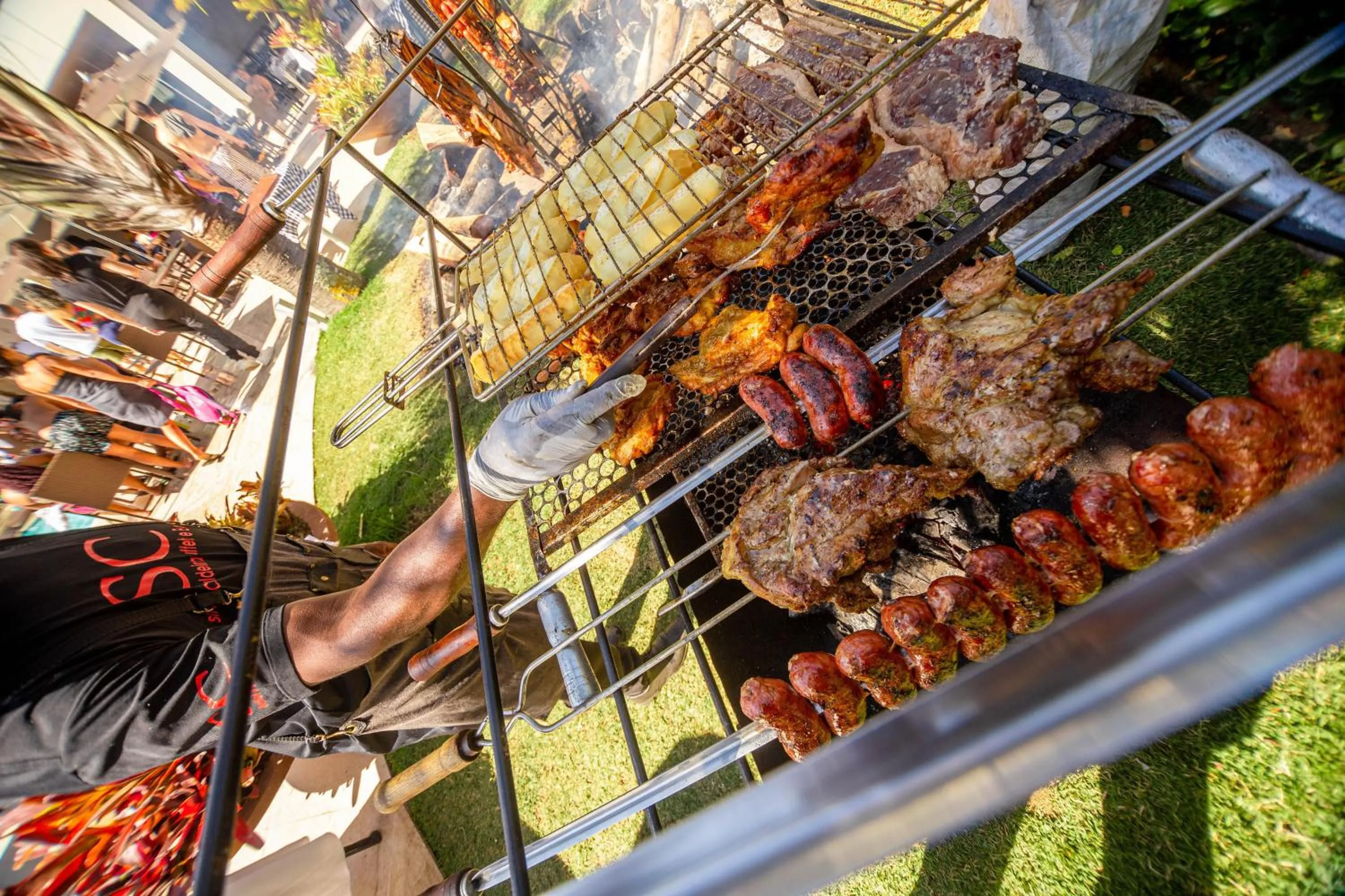 BBQ facilities in Hotel Vila Verde
