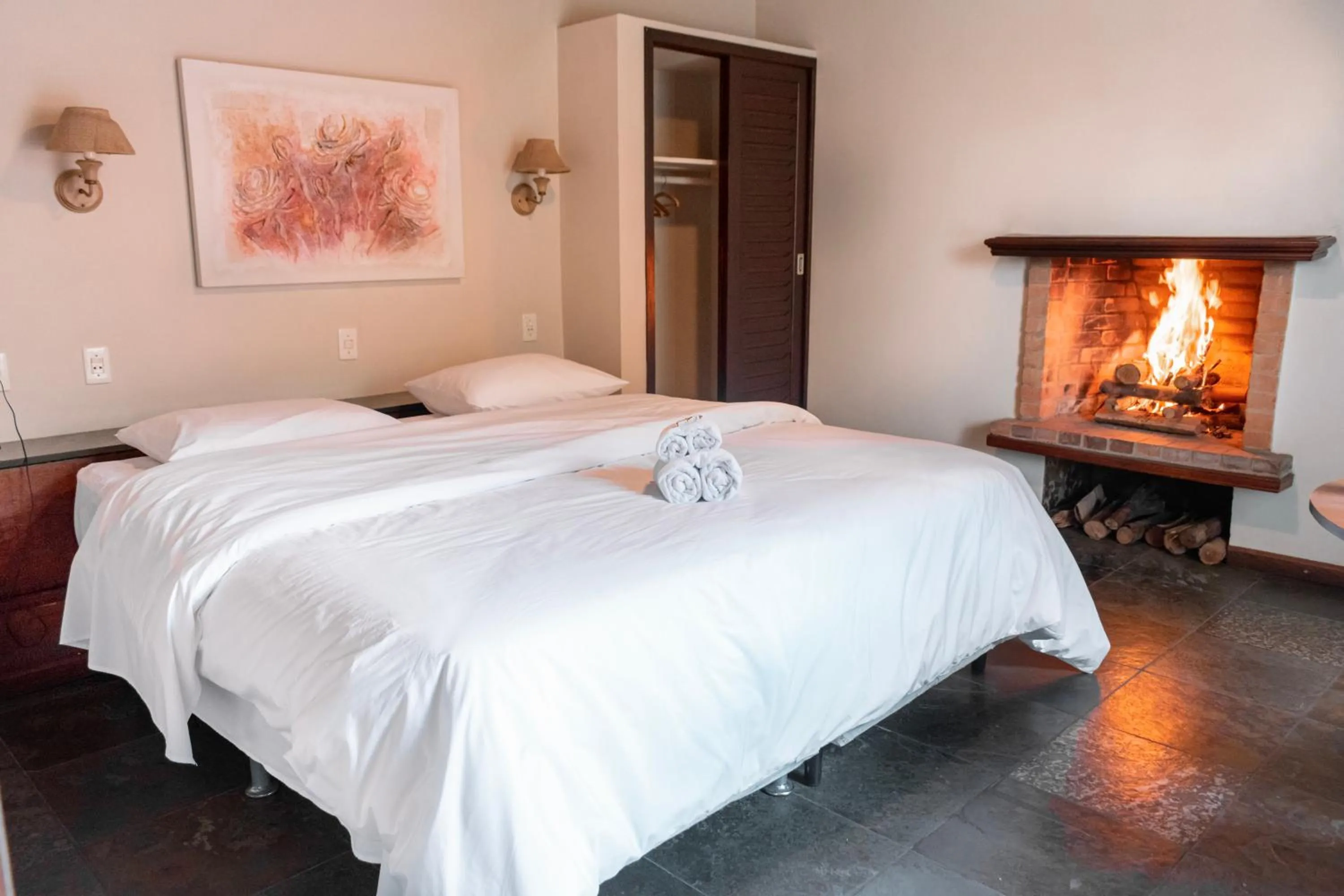 Bed in Hotel Vila Verde