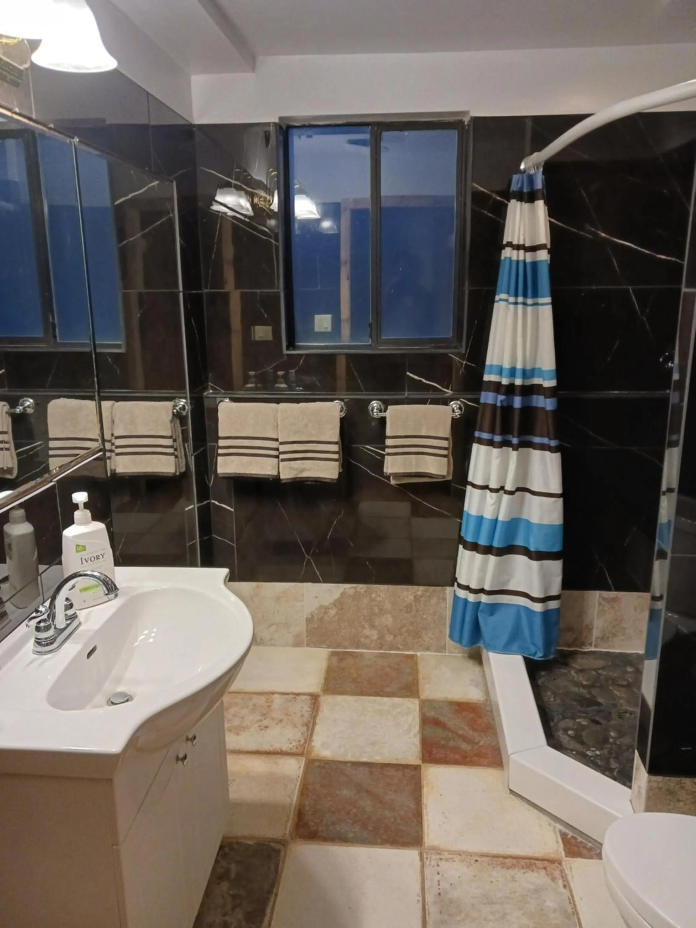 Bathroom in Higgin's Inn