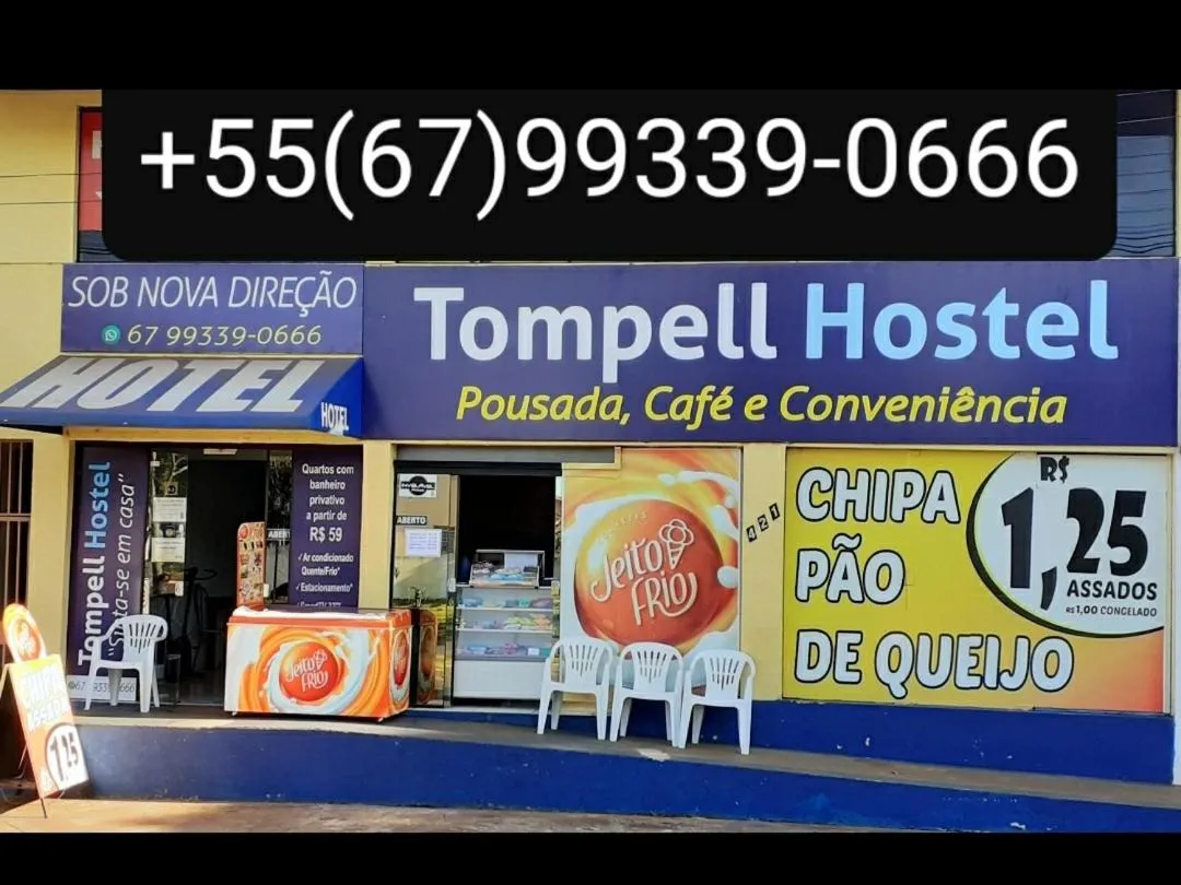 Facade/entrance in Portaria e circulação de hóspedes só até 23 horas - Reabre às 5 horas - Pousada Bem-te-vi Tompell