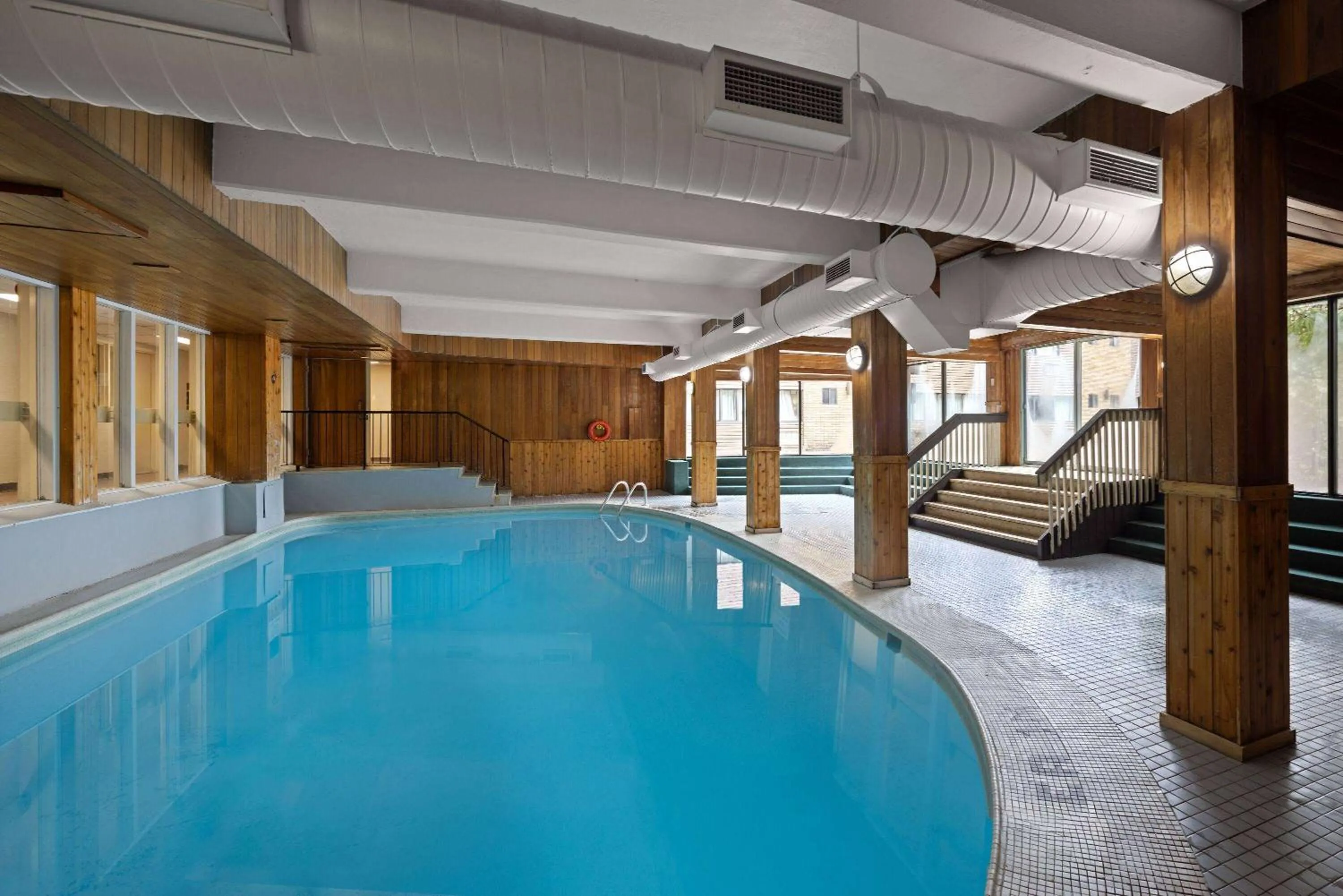 Swimming pool in Travelodge by Wyndham Thunder Bay ON