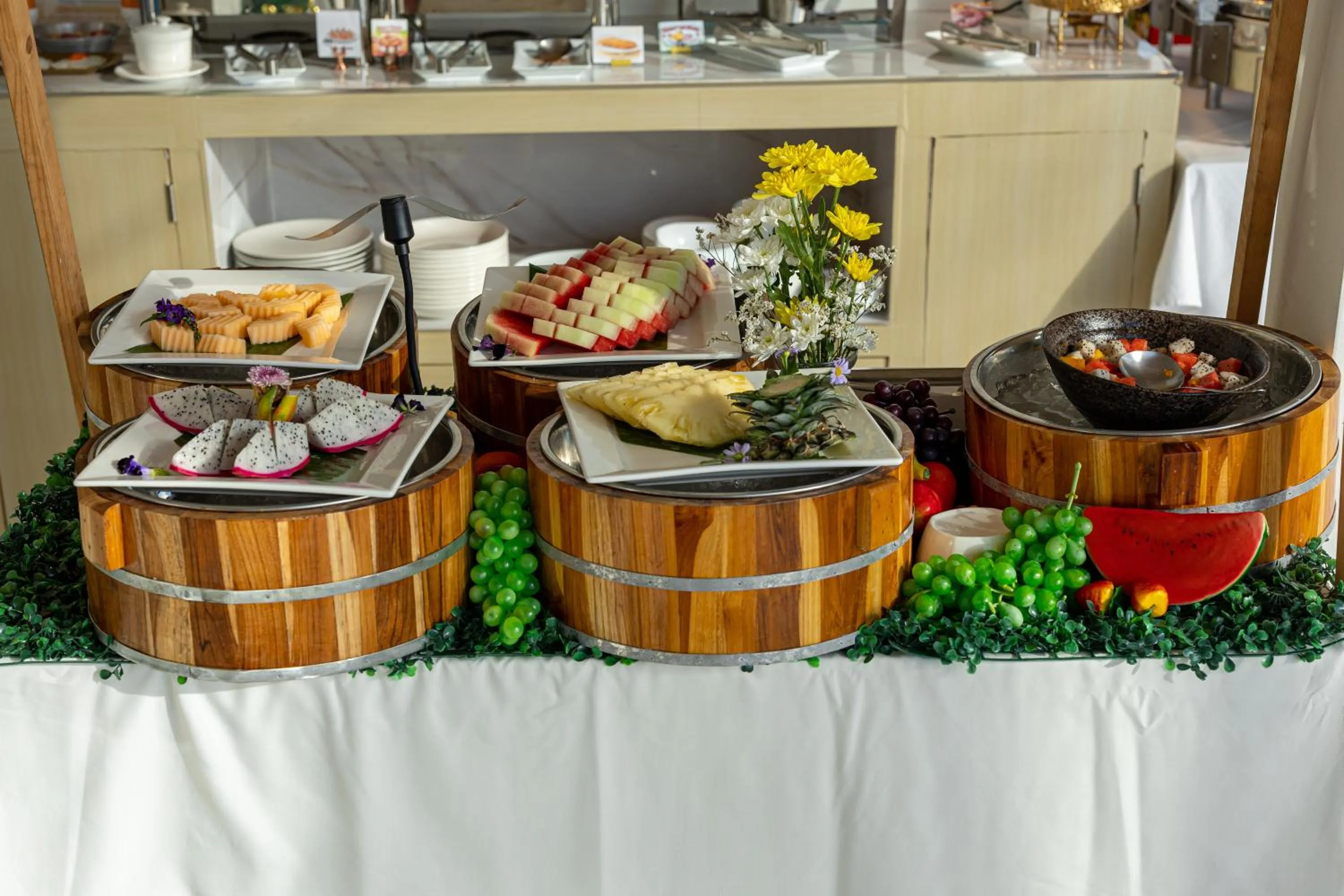 Breakfast in Three Trees Samui Resort - Sarocha Villa