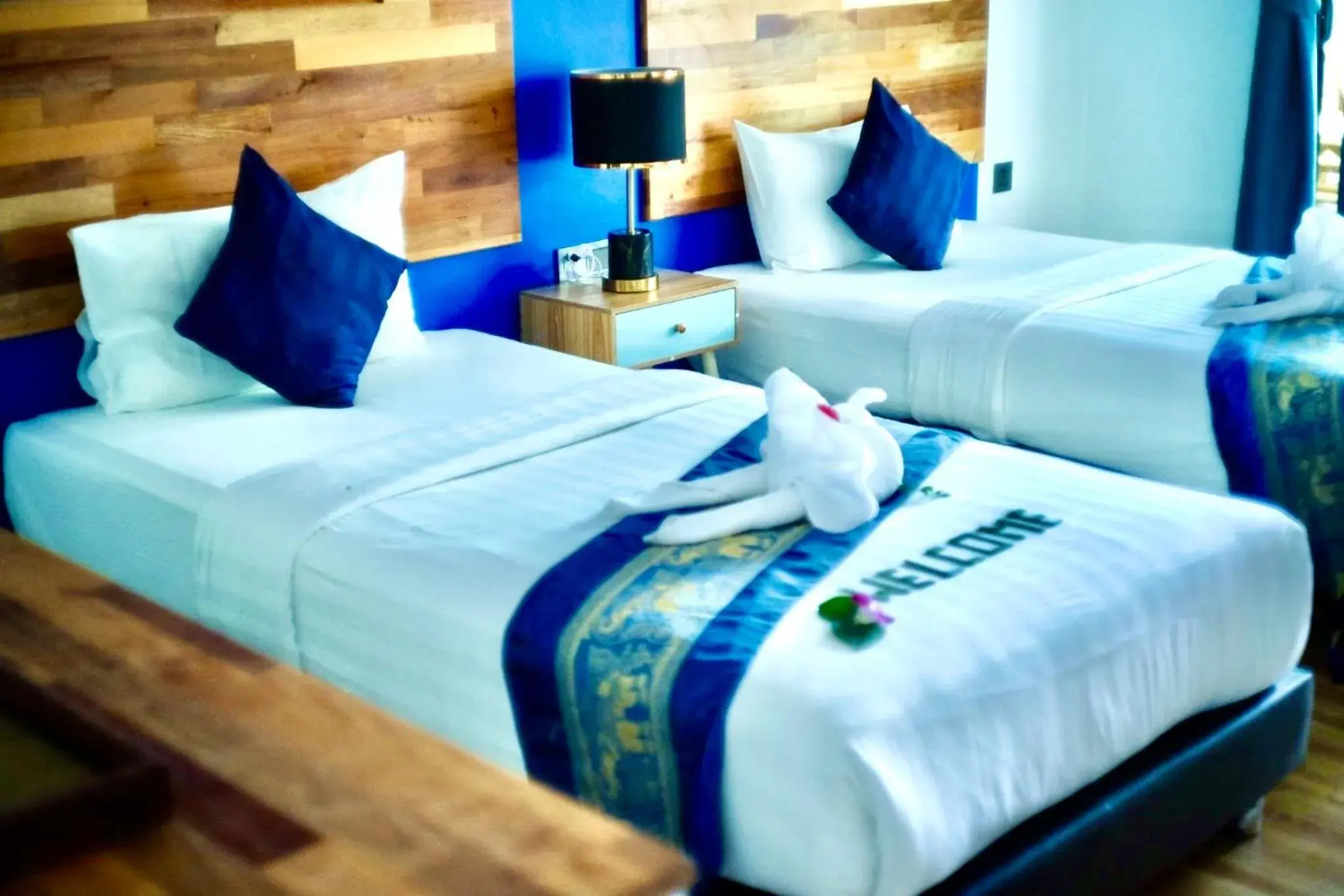 Deluxe Twin Room in Three Trees Samui Resort - Sarocha Villa Deluxe Twin Room in Three Trees Samui Resort - Sarocha Villa