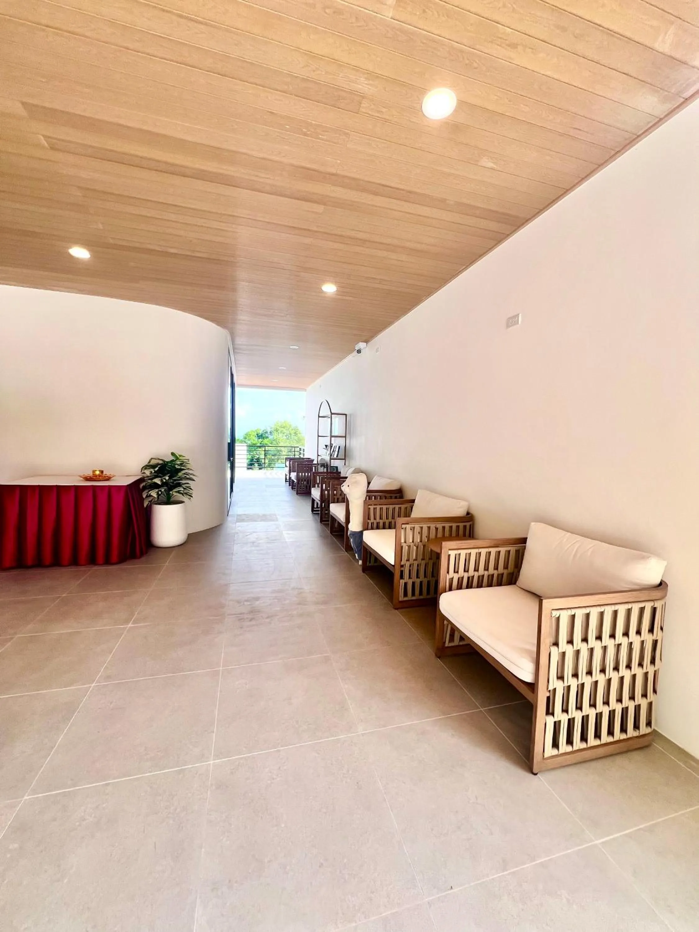 Living room in Three Trees Samui Resort - Sarocha Villa