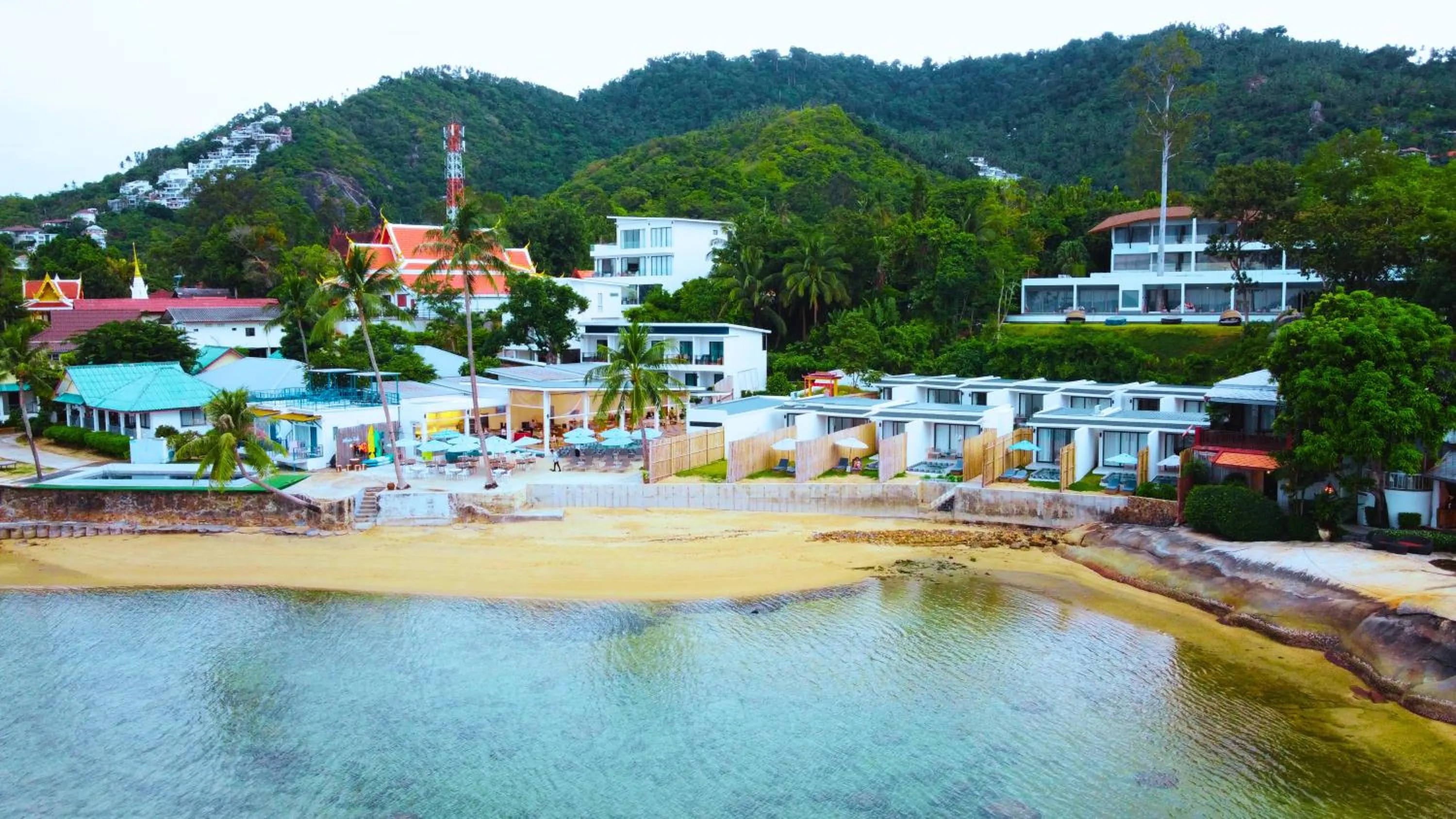 Sea view in Three Trees Samui Resort - Sarocha Villa