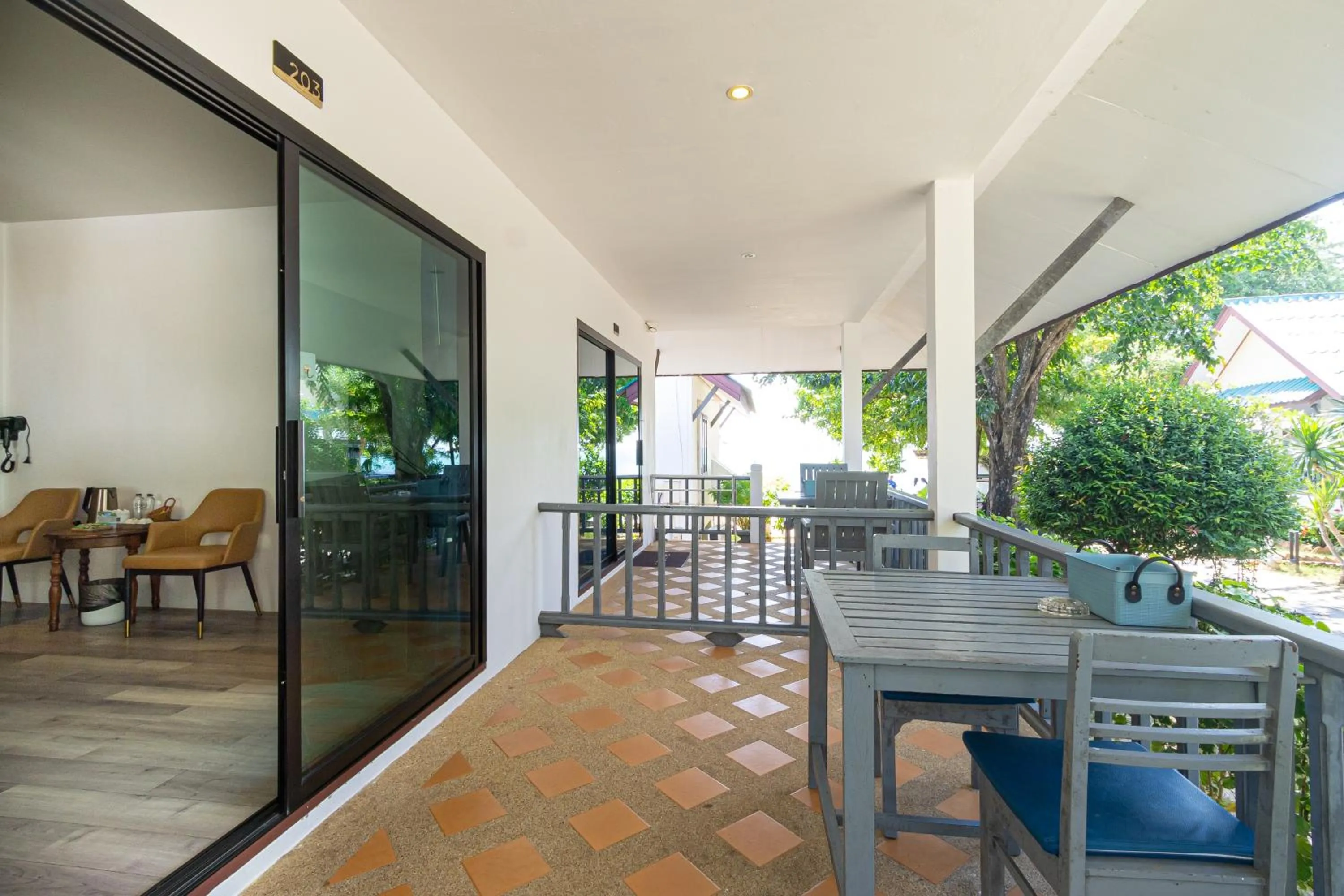 Balcony/Terrace in Three Trees Samui Resort - Sarocha Villa