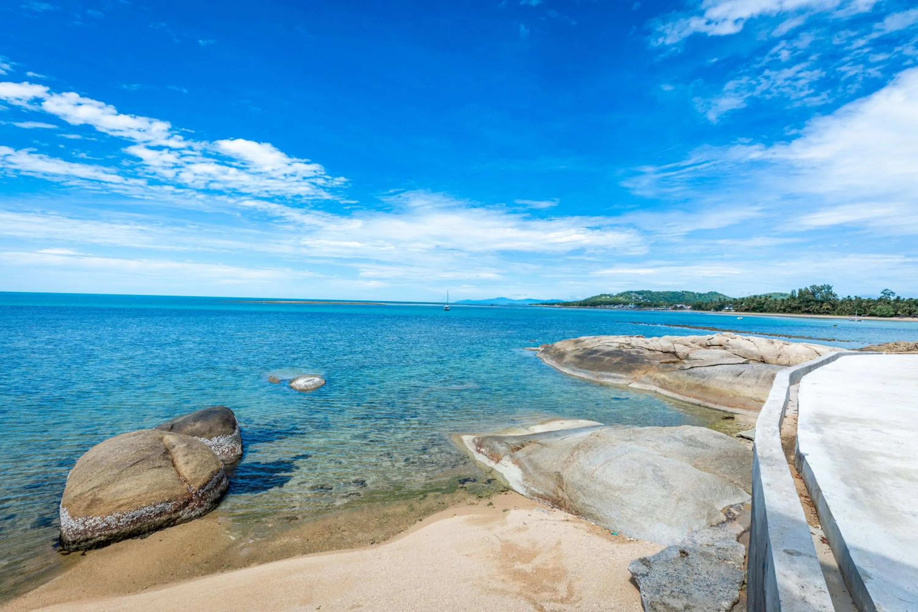 Sea view in Three Trees Samui Resort - Sarocha Villa
