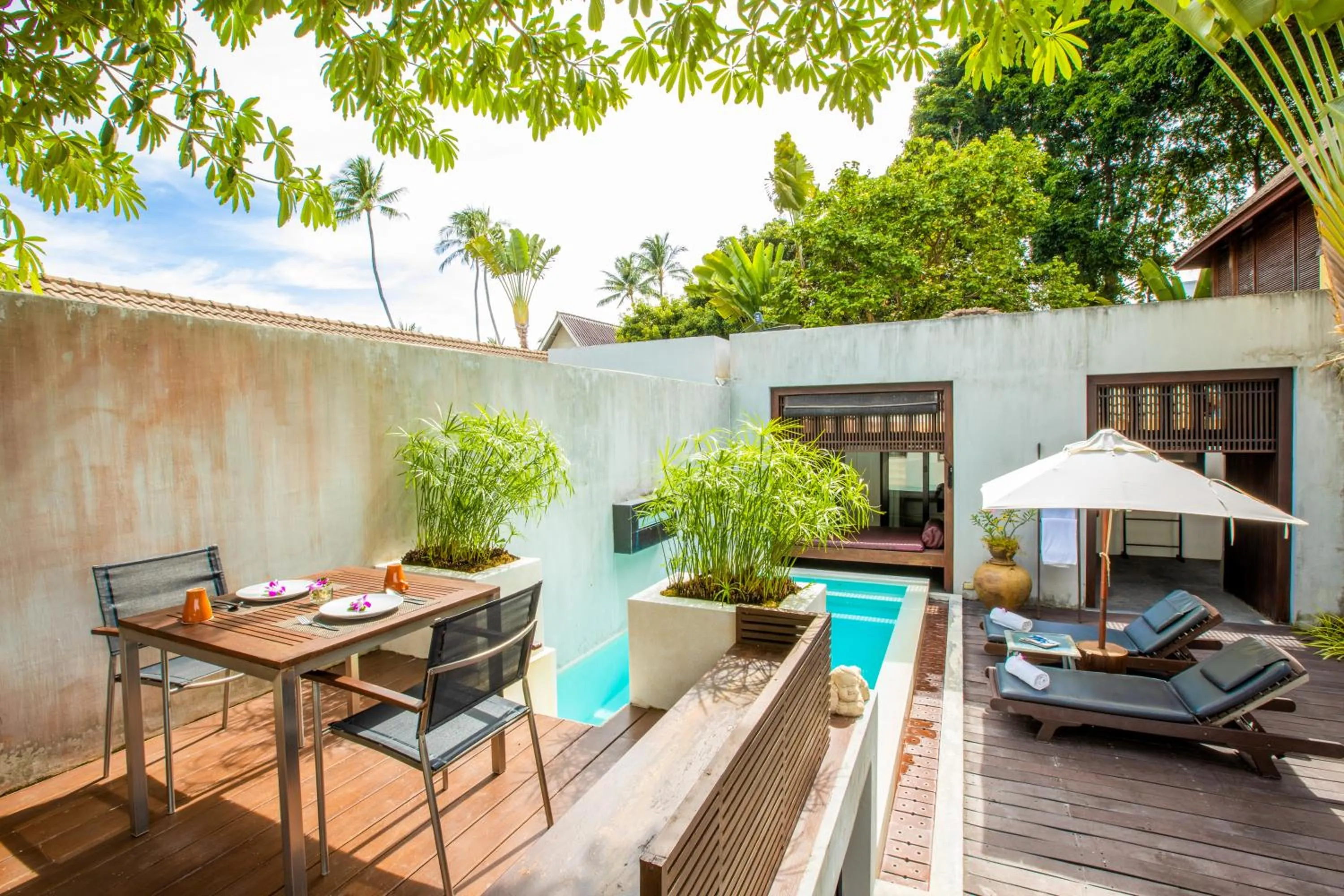 Seating area in Pao Jin Poon Villa