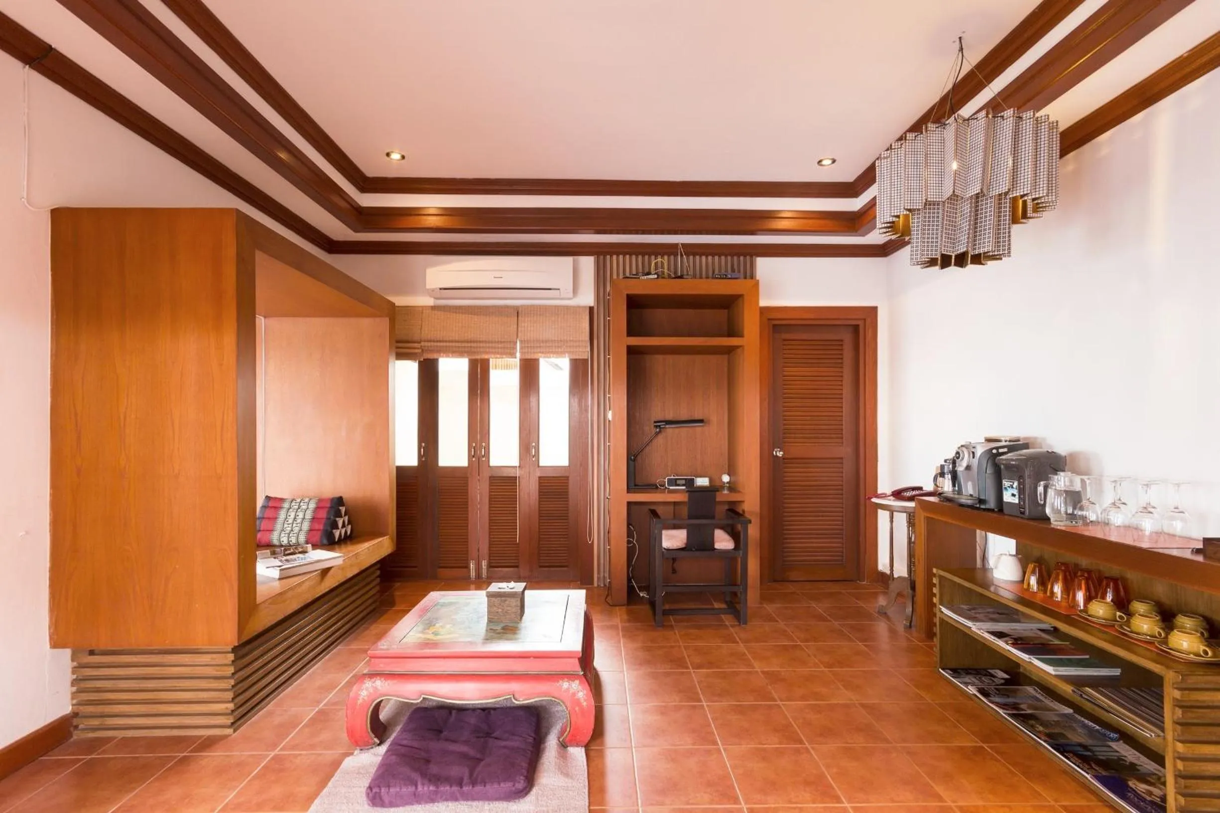Coffee/tea facilities, Bed in Pao Jin Poon Villa