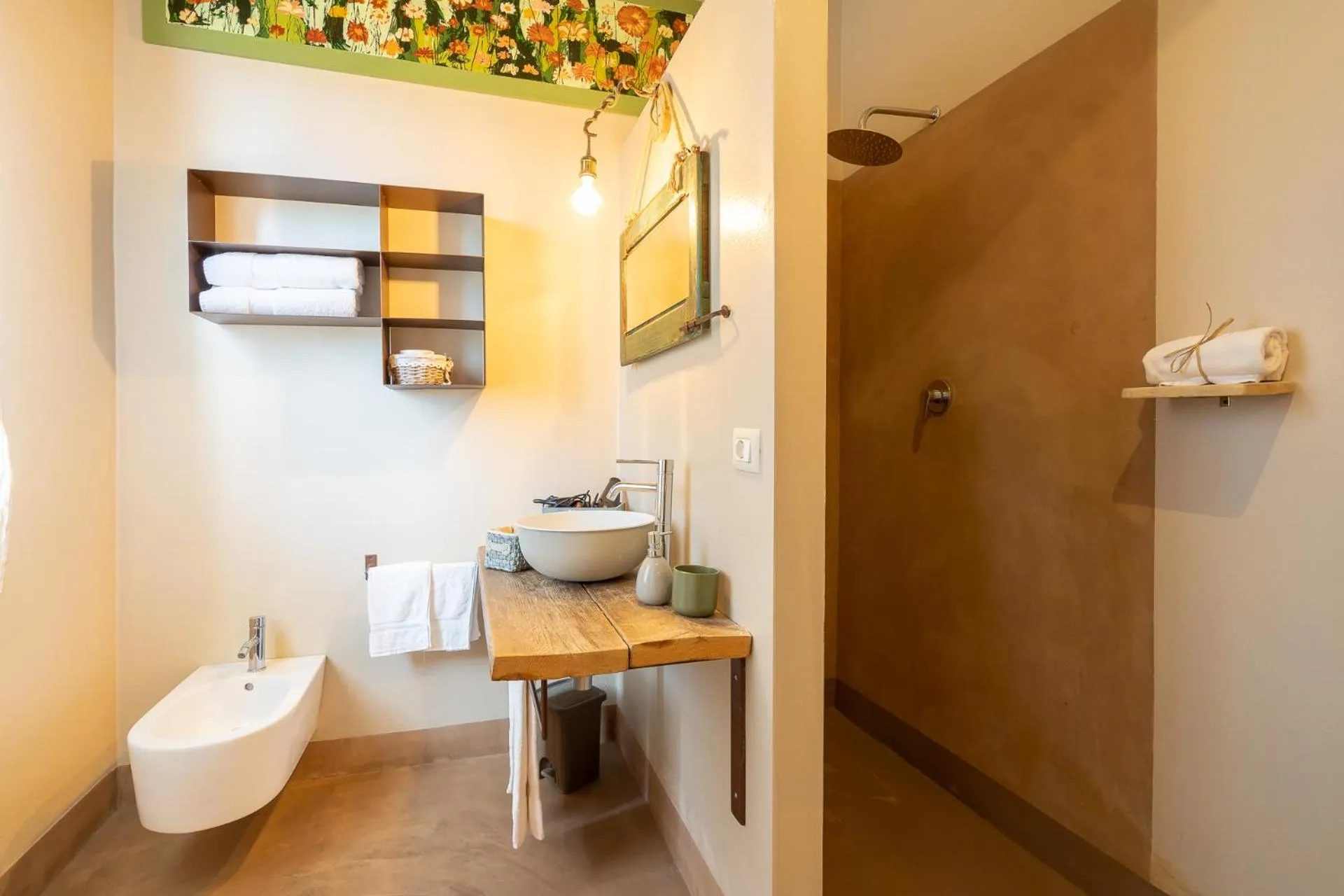 Shower in Agriturismo Sweet Cottage