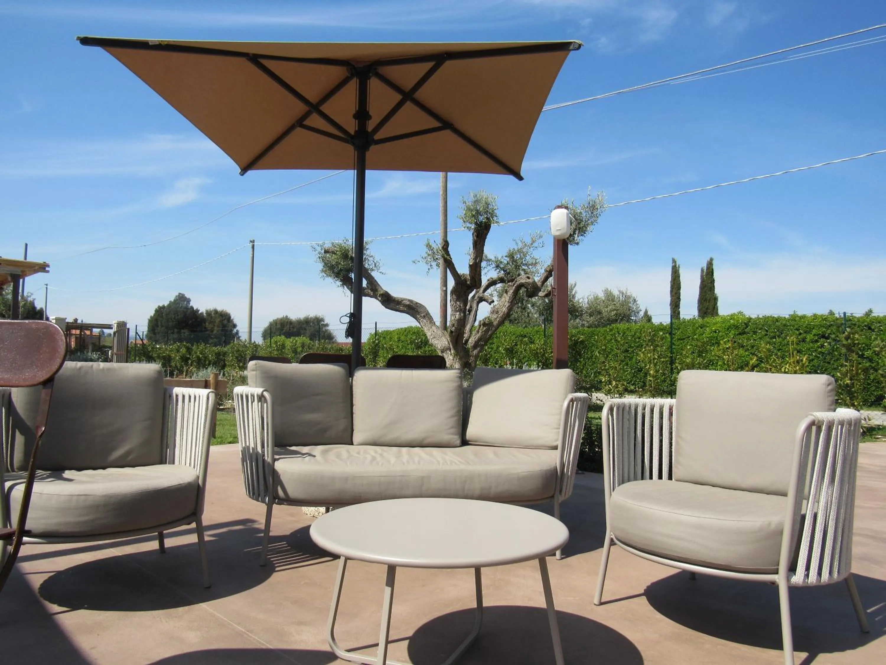 Patio in Agriturismo Sweet Cottage