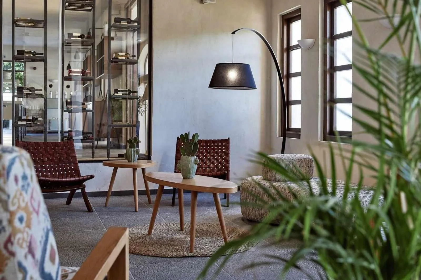 Seating area in Vasia Ormos Hotel (Adults Only)