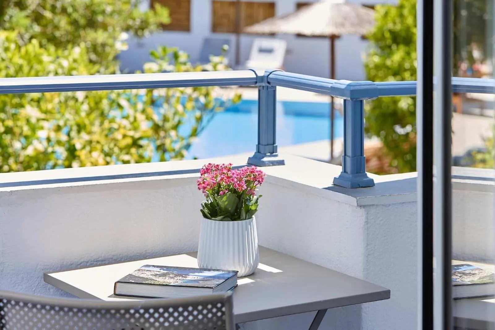 Balcony/Terrace in Vasia Ormos Hotel (Adults Only)