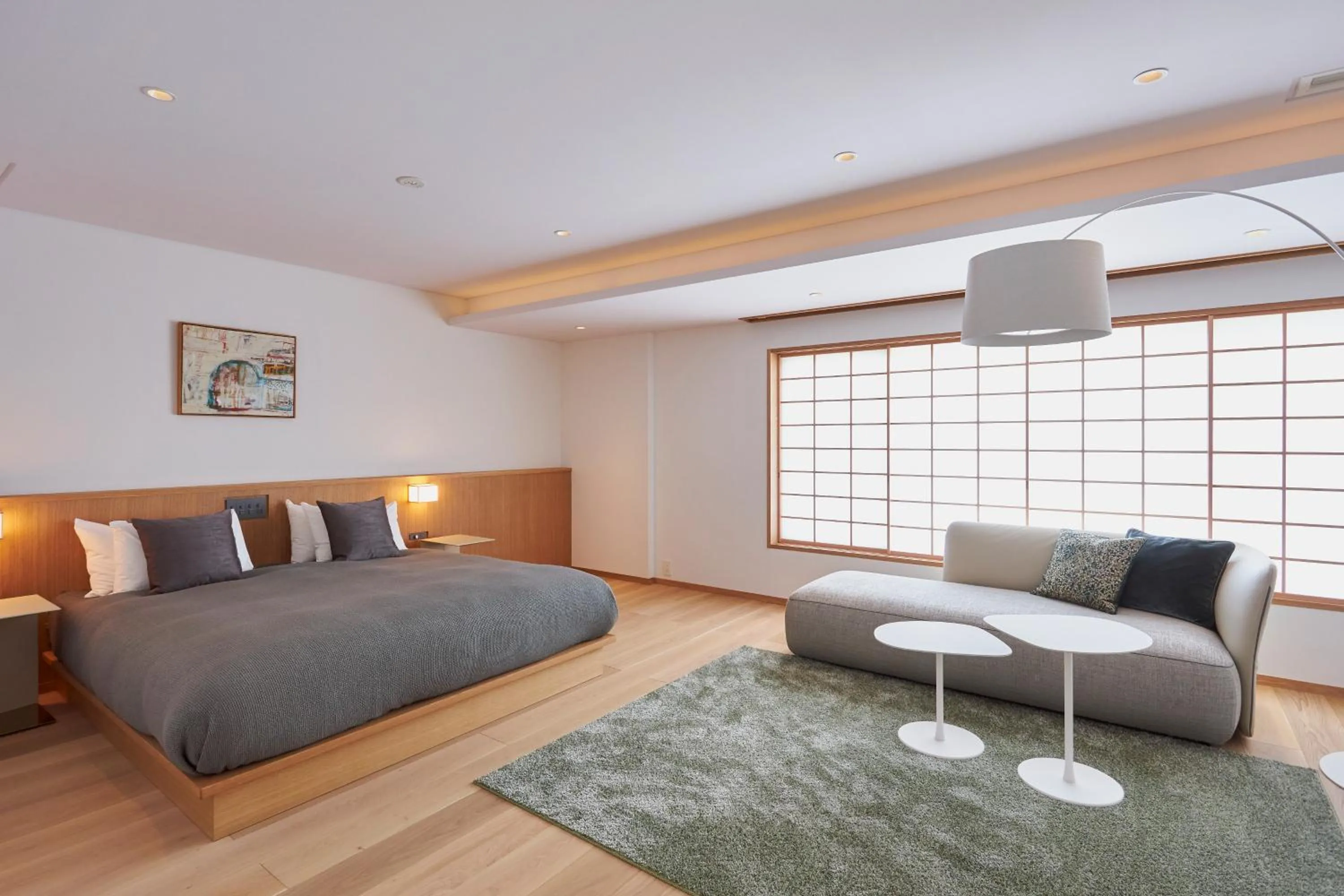 Bed in Arima Onsen Takayamaso Hanano