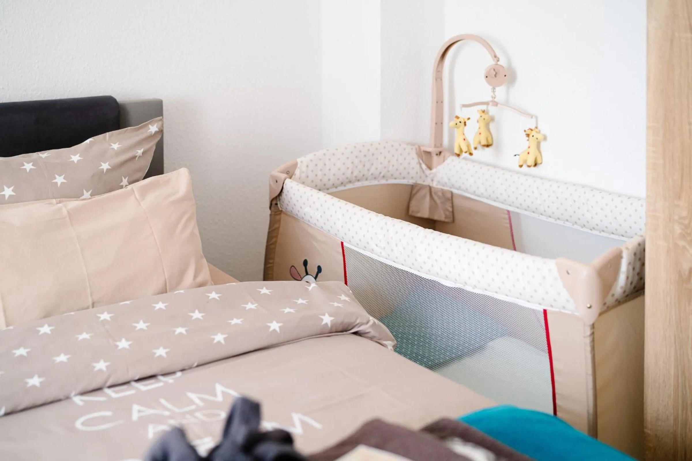 Bed in GästeHaus am Flughafen Düsseldorf