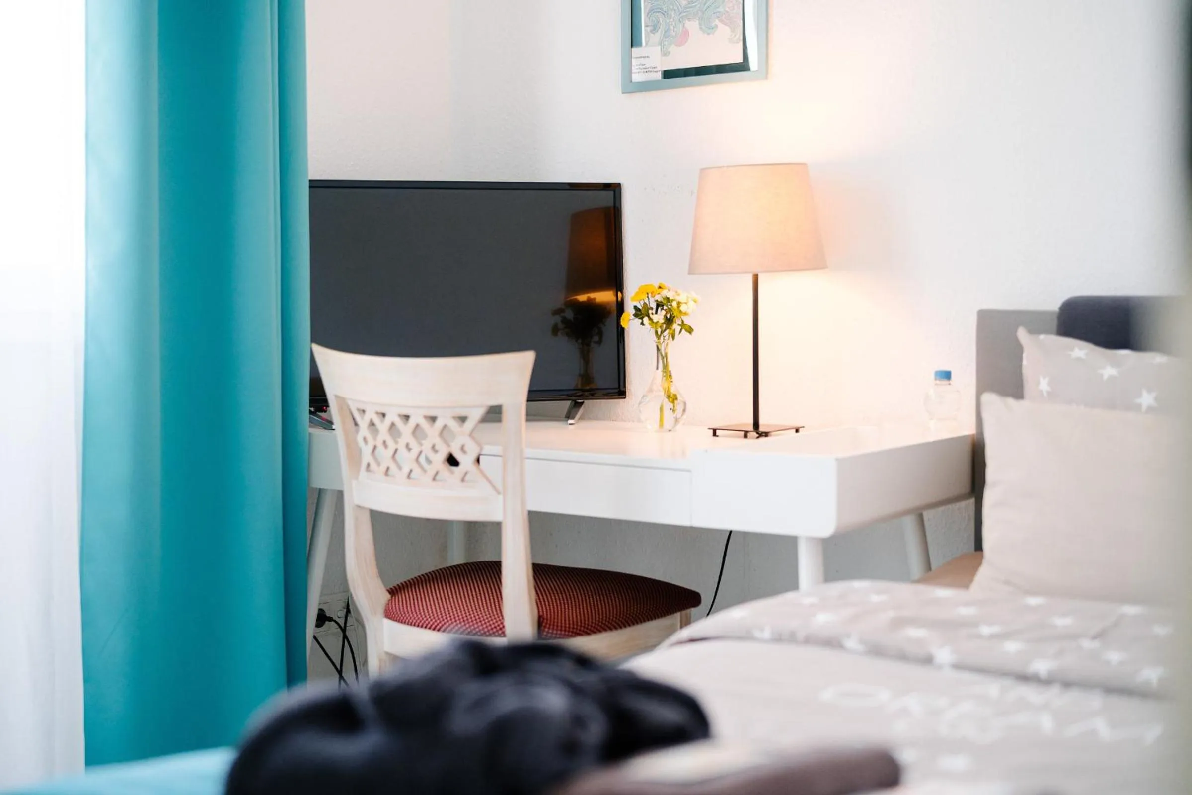 Bed in GästeHaus am Flughafen Düsseldorf