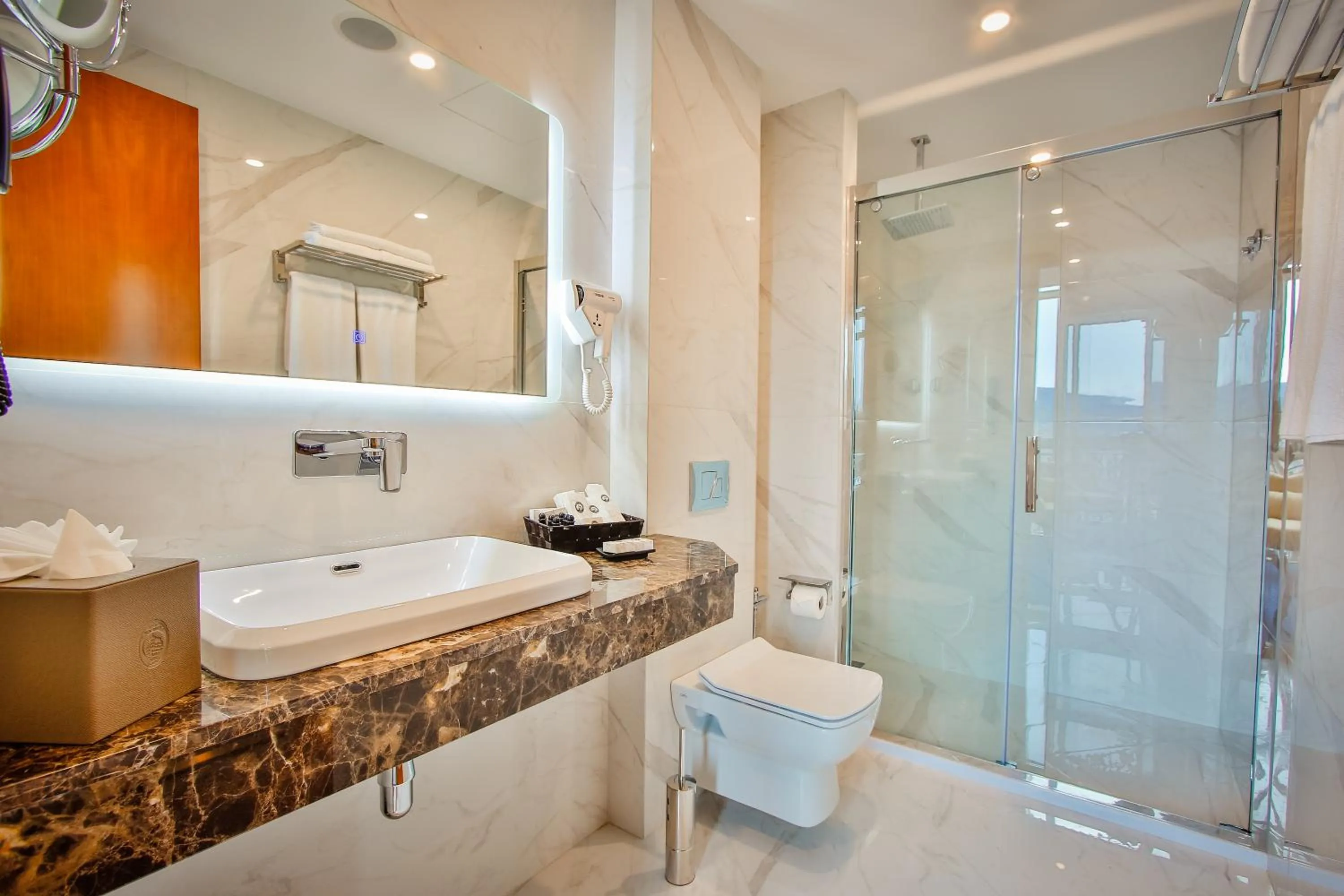 Shower in New Tiflis Hotel